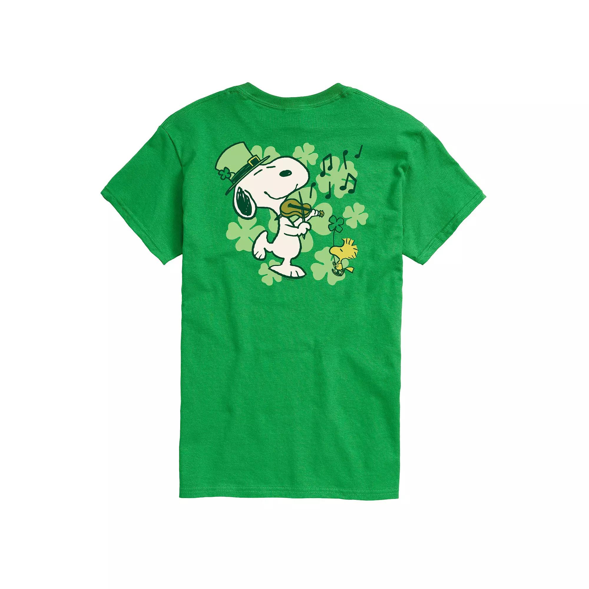 Men's Peanuts Snoopy St. Patrick's Day Graphic Tee,  Product Image