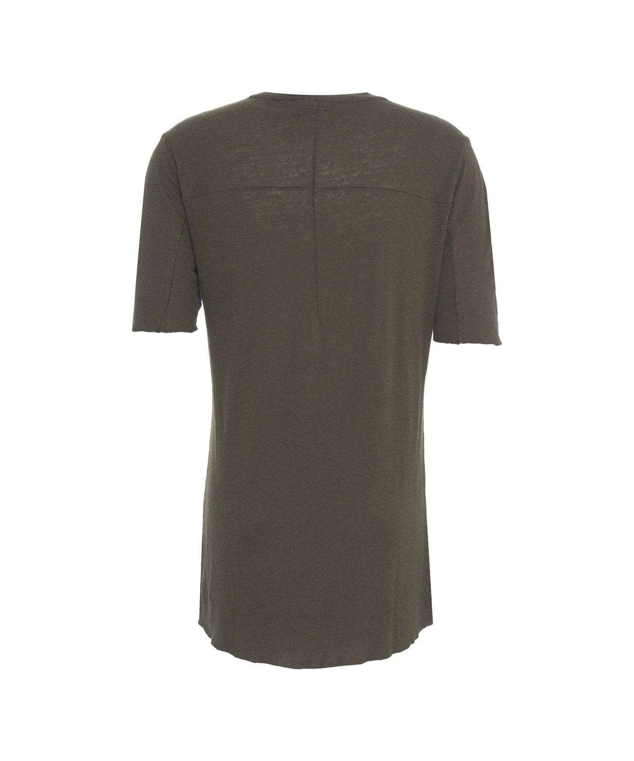 T-shirt in linen blend Product Image