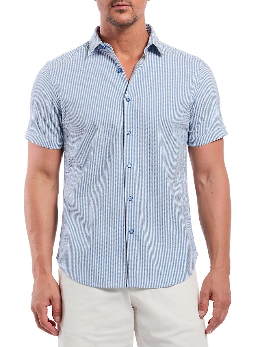 Mens Fornillo Seersucker Shirt Product Image