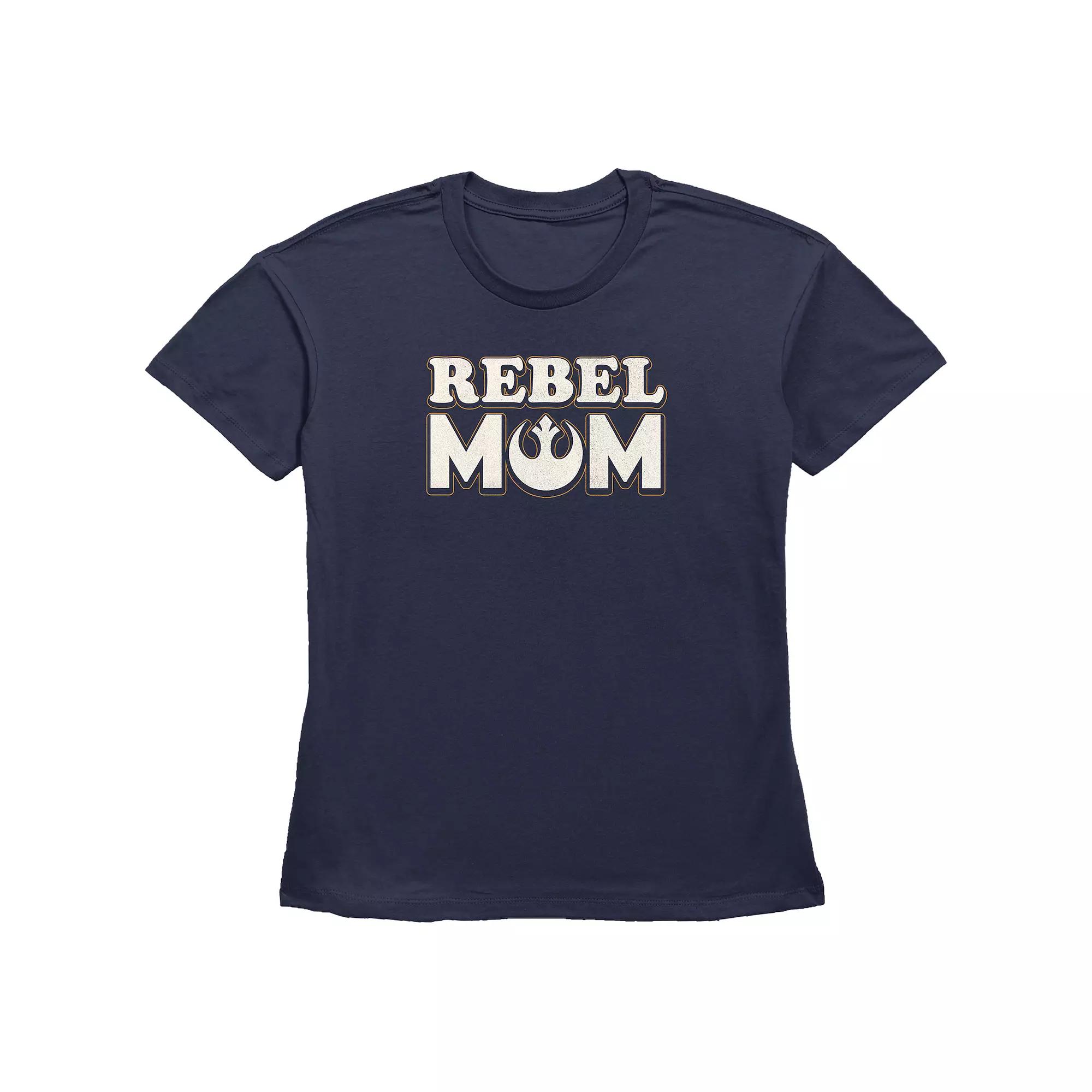 Women's Star Wars Rebel Mom Basic Fit Graphic Tee,  Product Image