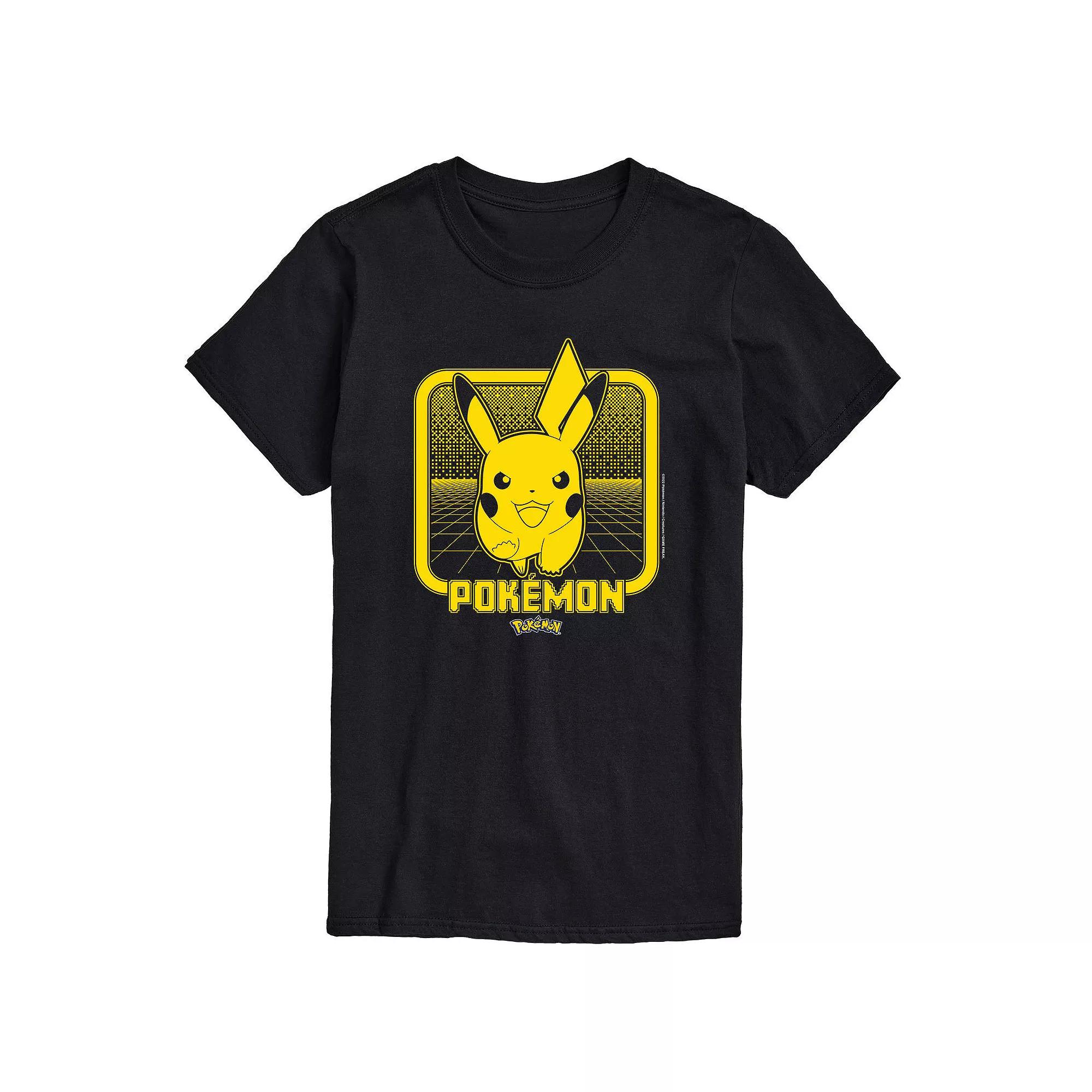 Men's Pokemon Pika Retro Gamer Tee,  Product Image
