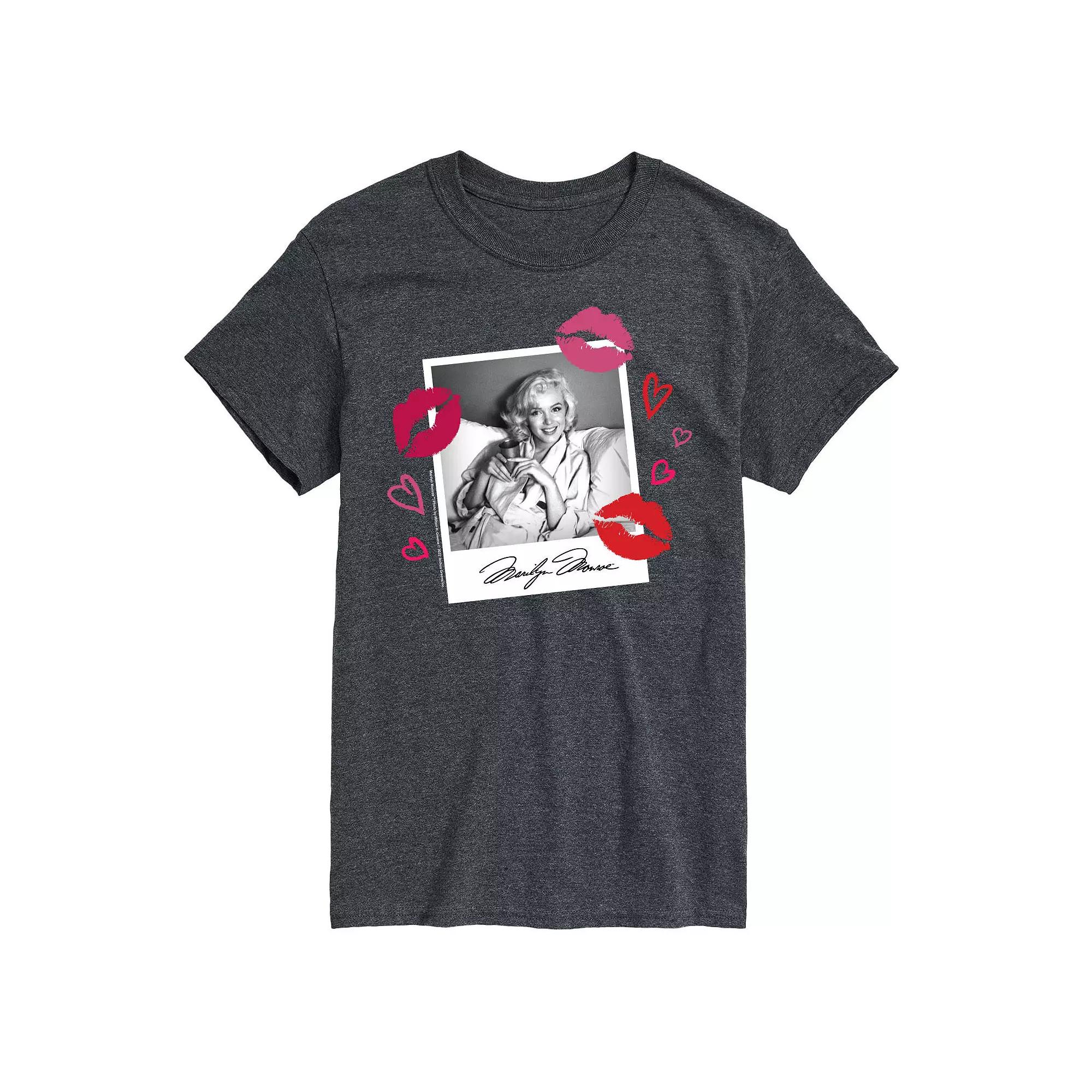 Big & Tall Marilyn Monroe Kiss Tee, Men's,  Product Image