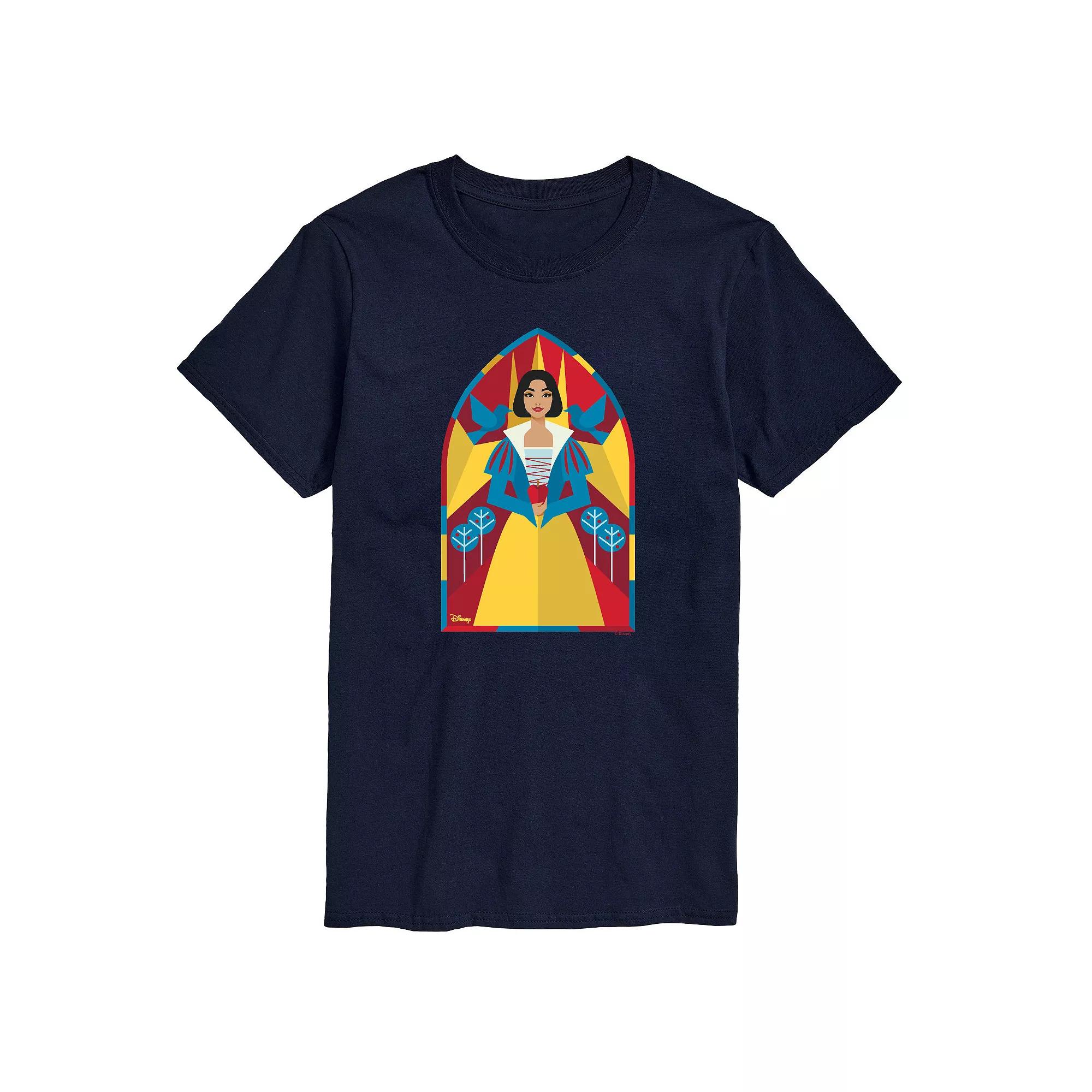Disney's Snow White Big & Tall Stained Glass Graphic Tee, Men's,  Product Image
