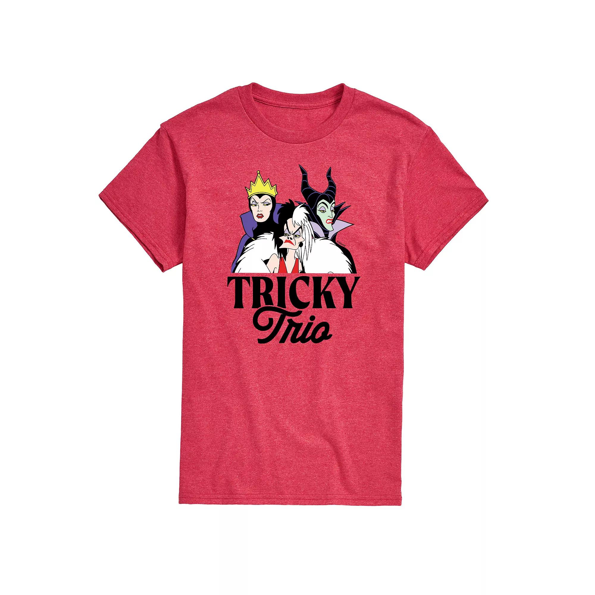 Disney Villains Men's Tricky Trio Graphic Tee,  Product Image