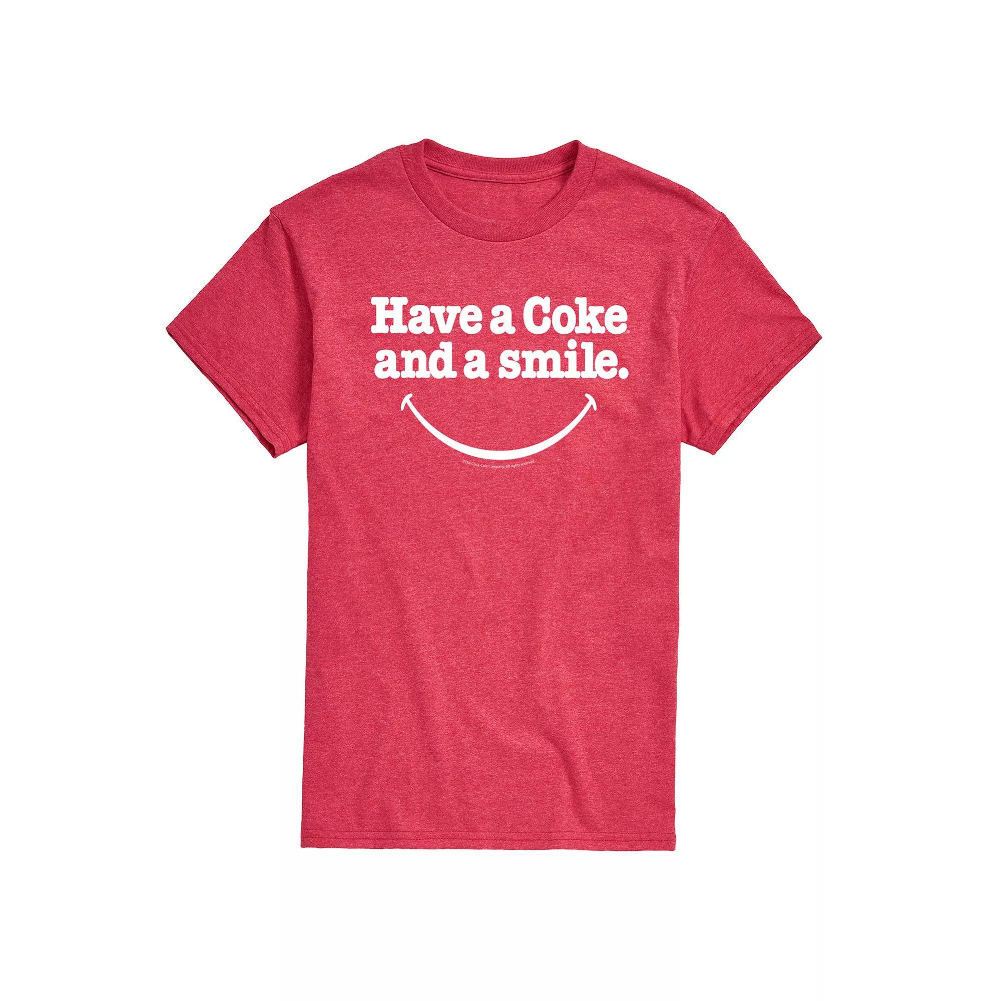 Men's Coke Smile Graphic Tee,  Product Image