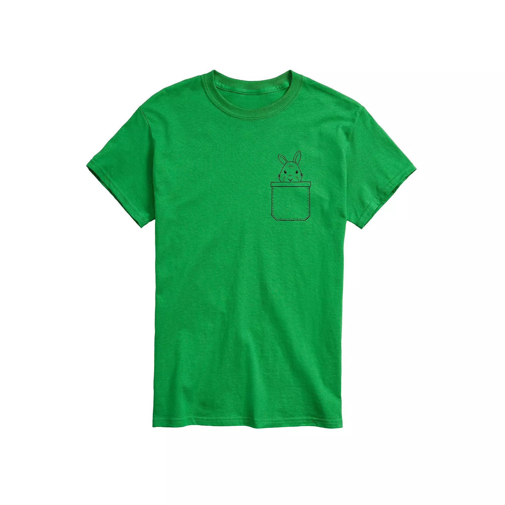 Big & Tall Bunny Pocket Tee, Men's,  Product Image