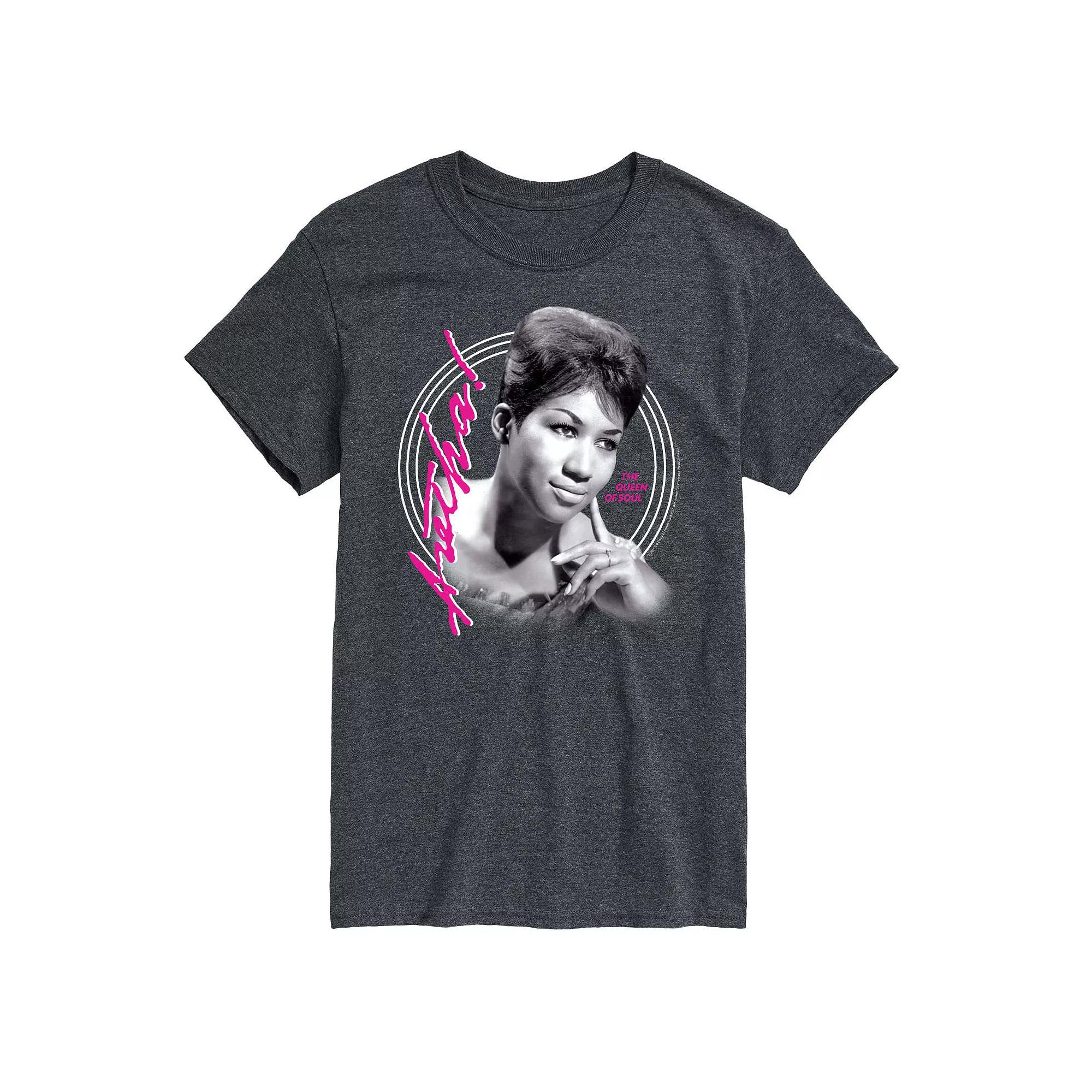 Big & Tall Aretha Franklin Queen Of Soul Tee, Men's,  Product Image