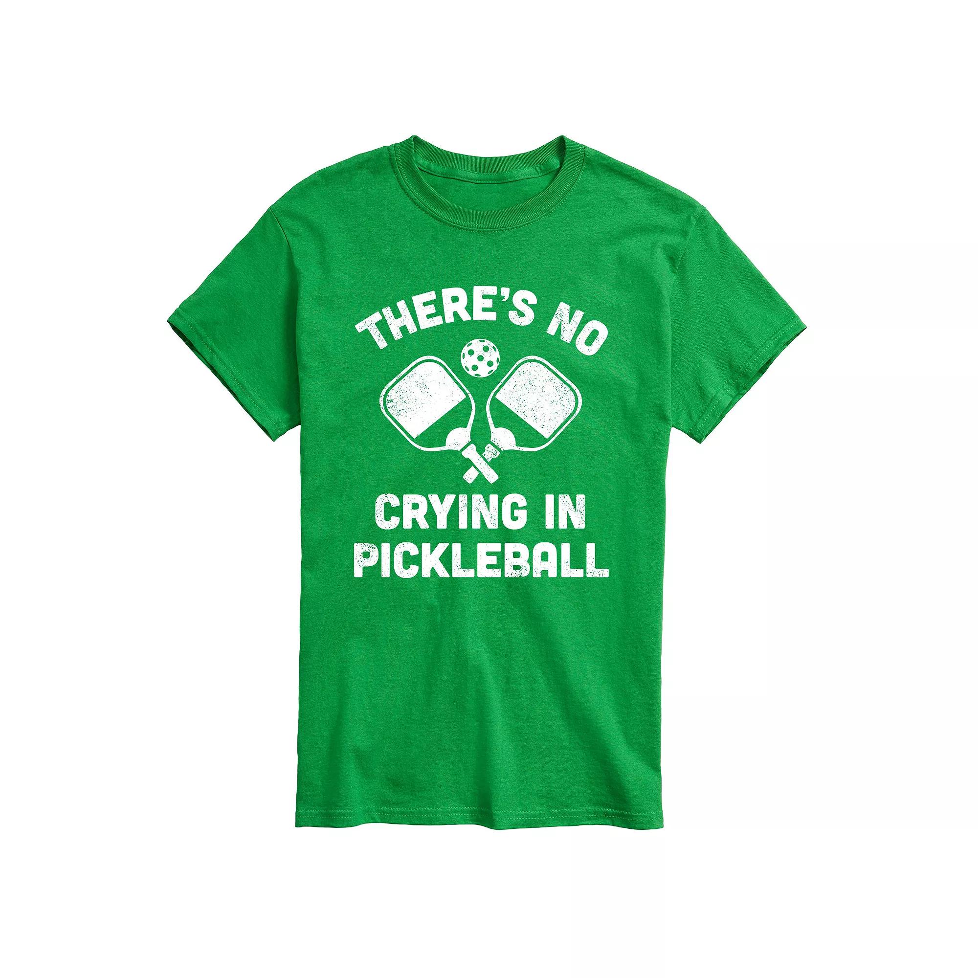 Men's No Crying Pickleball Tee,  Product Image