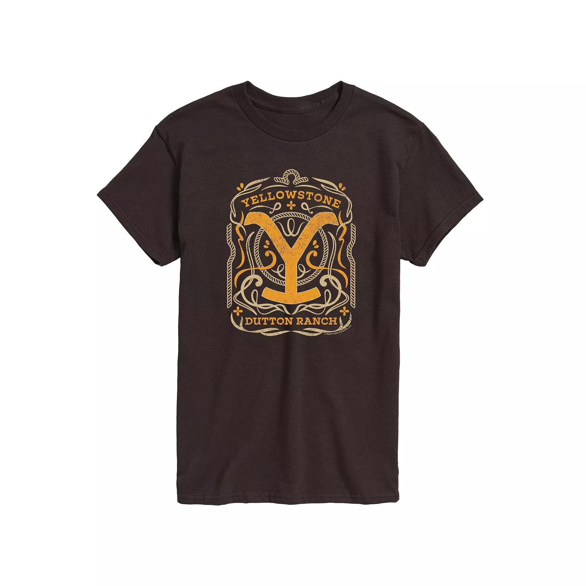 Men's Yellowstone Flourish Logo Graphic Tee,  Product Image