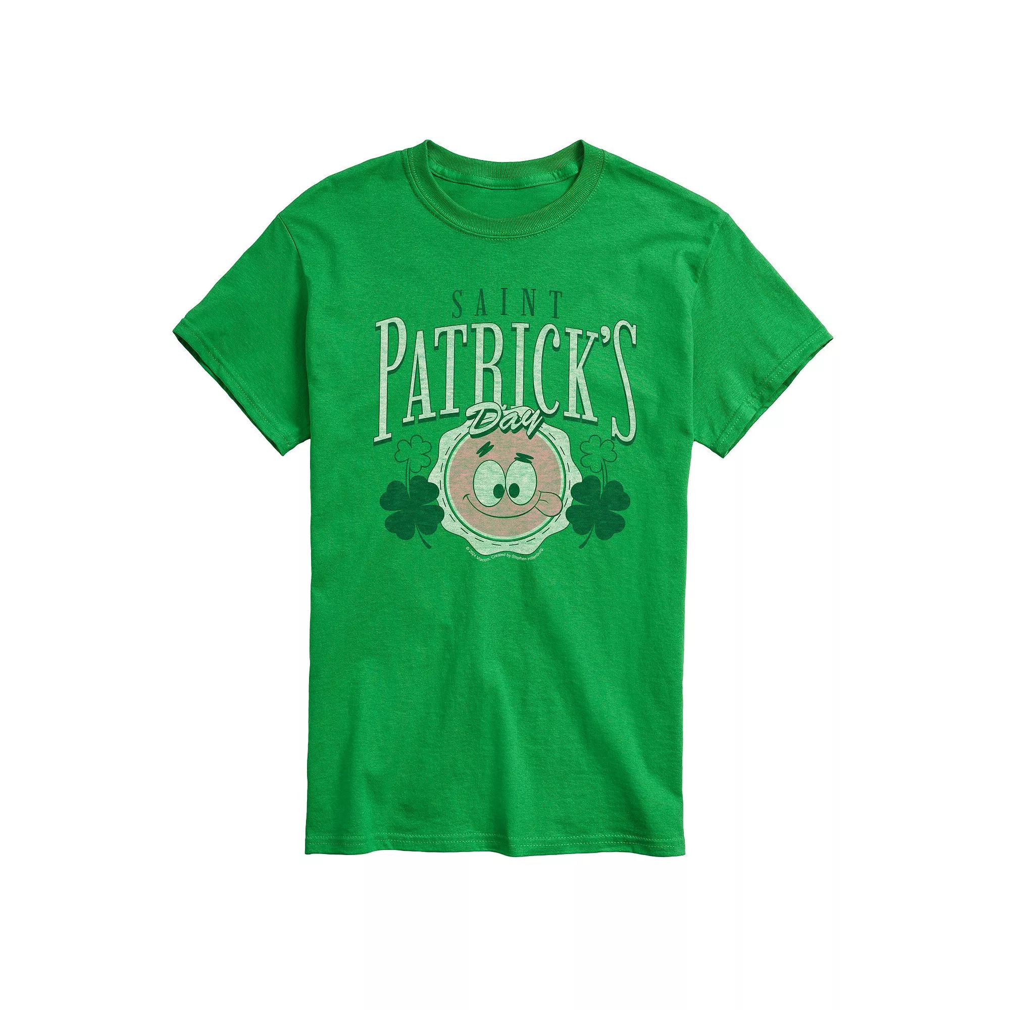Big & Tall SpongeBob SquarePants St. Patrick's Day Graphic Tee, Men's,  Product Image