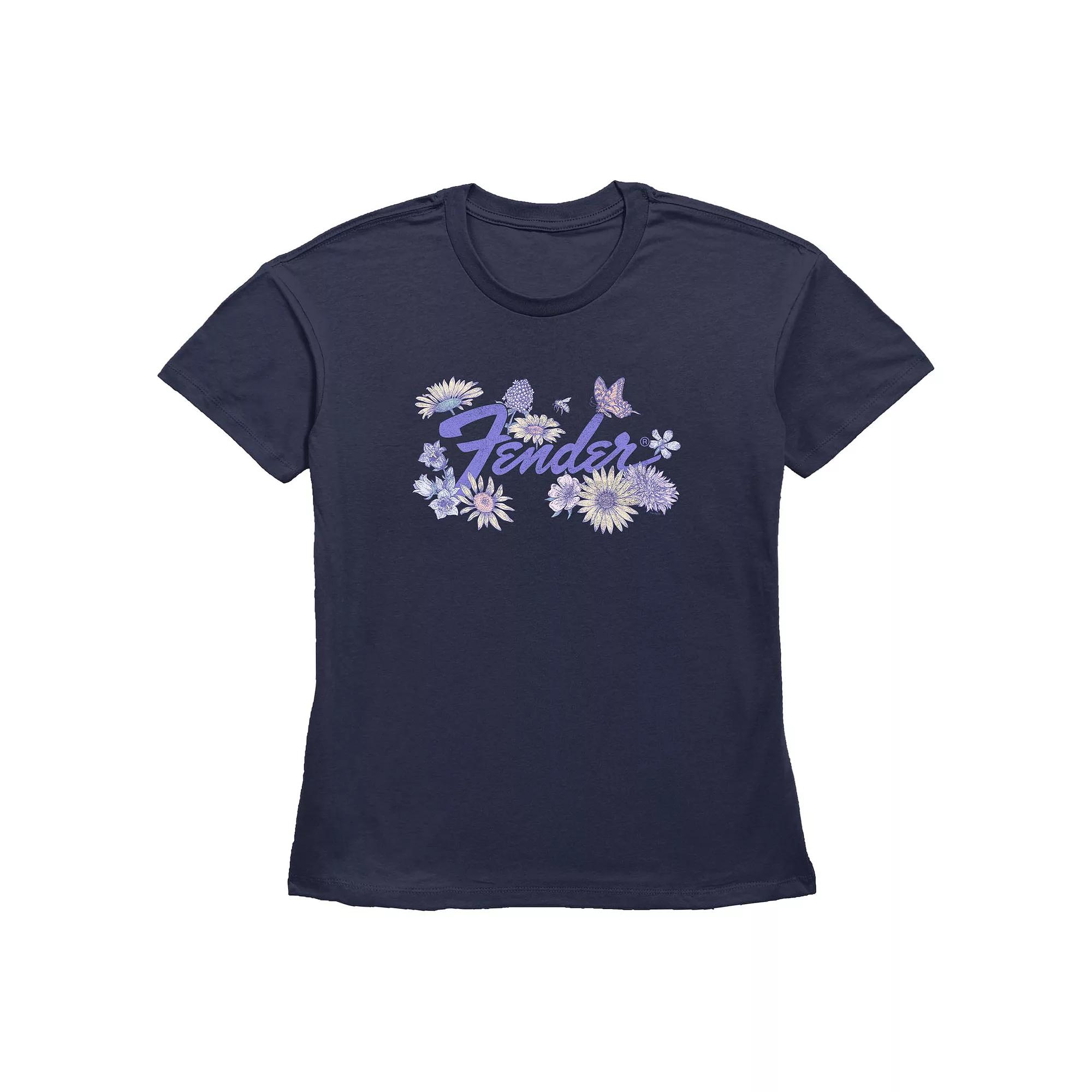 Women's Fender Floral Logo Graphic Tee,  Product Image