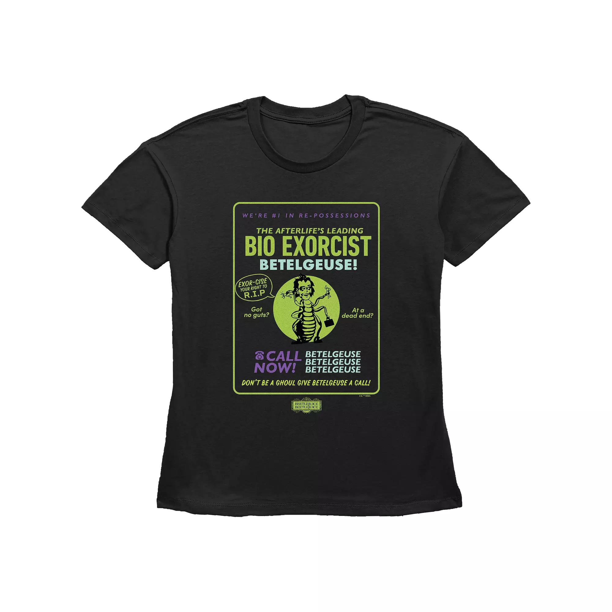 Women's Beetlejuice 2 You're Cordially Invited Wedding Cake Invitation Graphic Tee,  Product Image