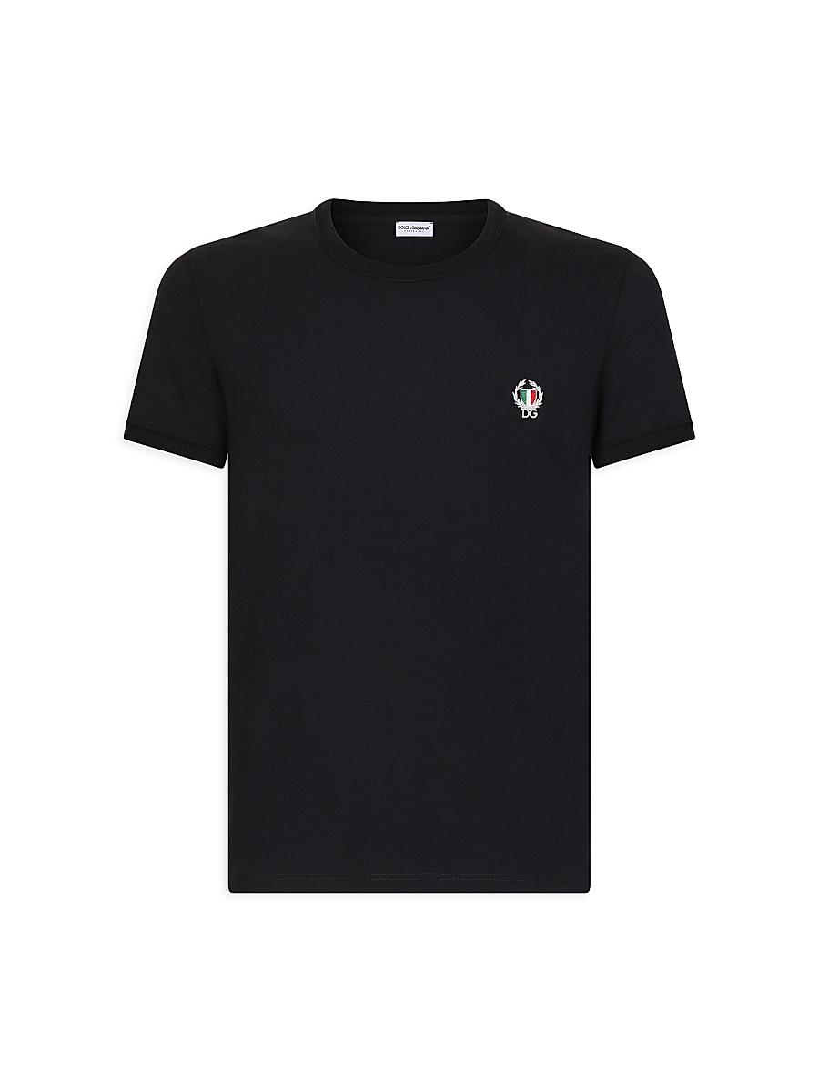 Mens Cotton Crewneck T-Shirt Product Image