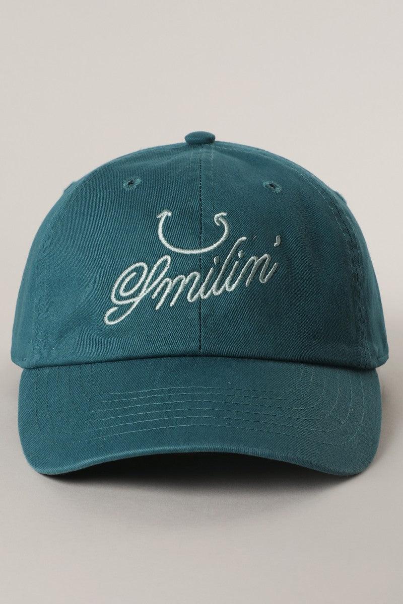 smilin' Embroidery Baseball Cap Product Image