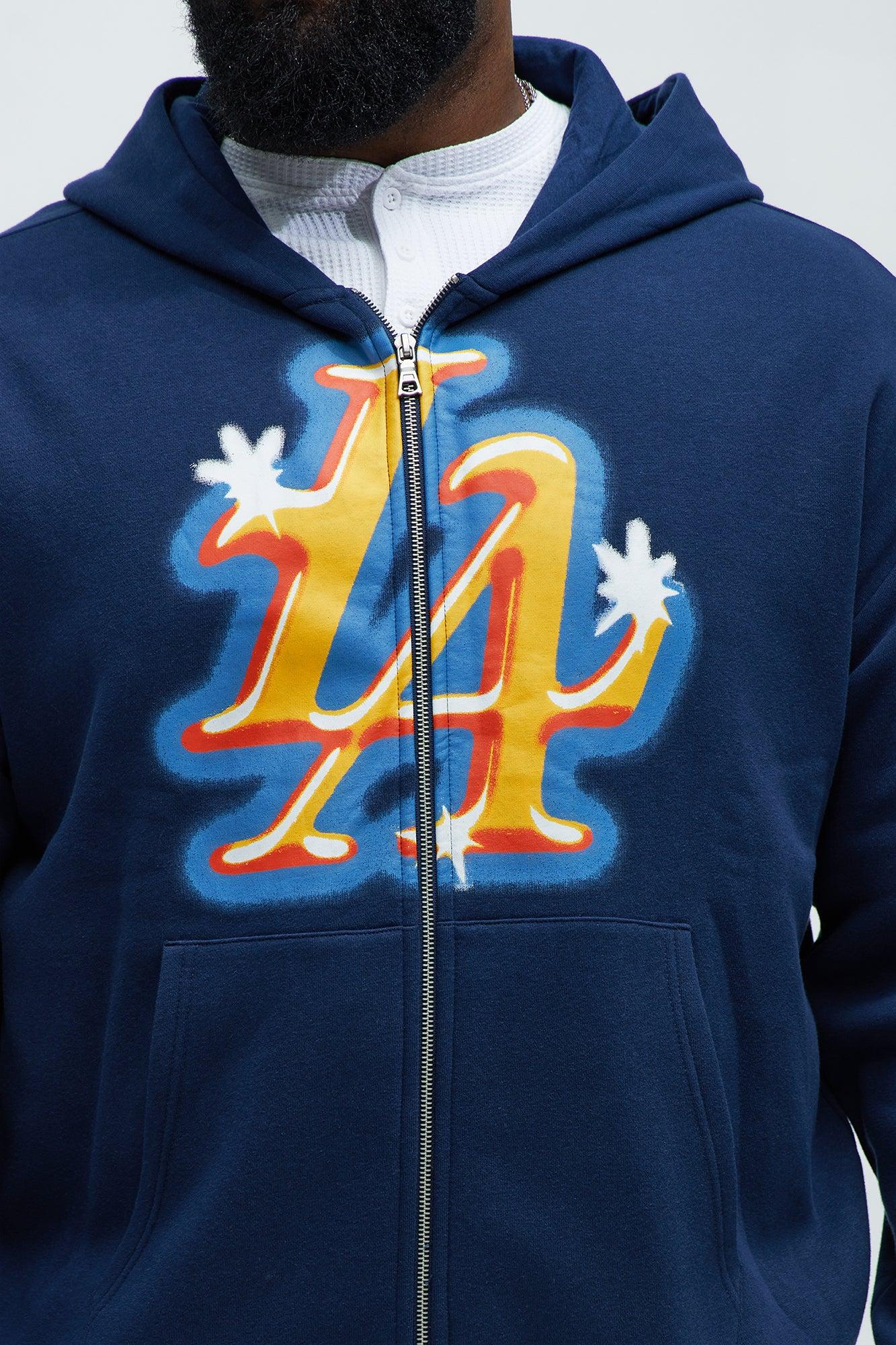 Tyson City of LA Zip Up Hoodie - Navy Product Image