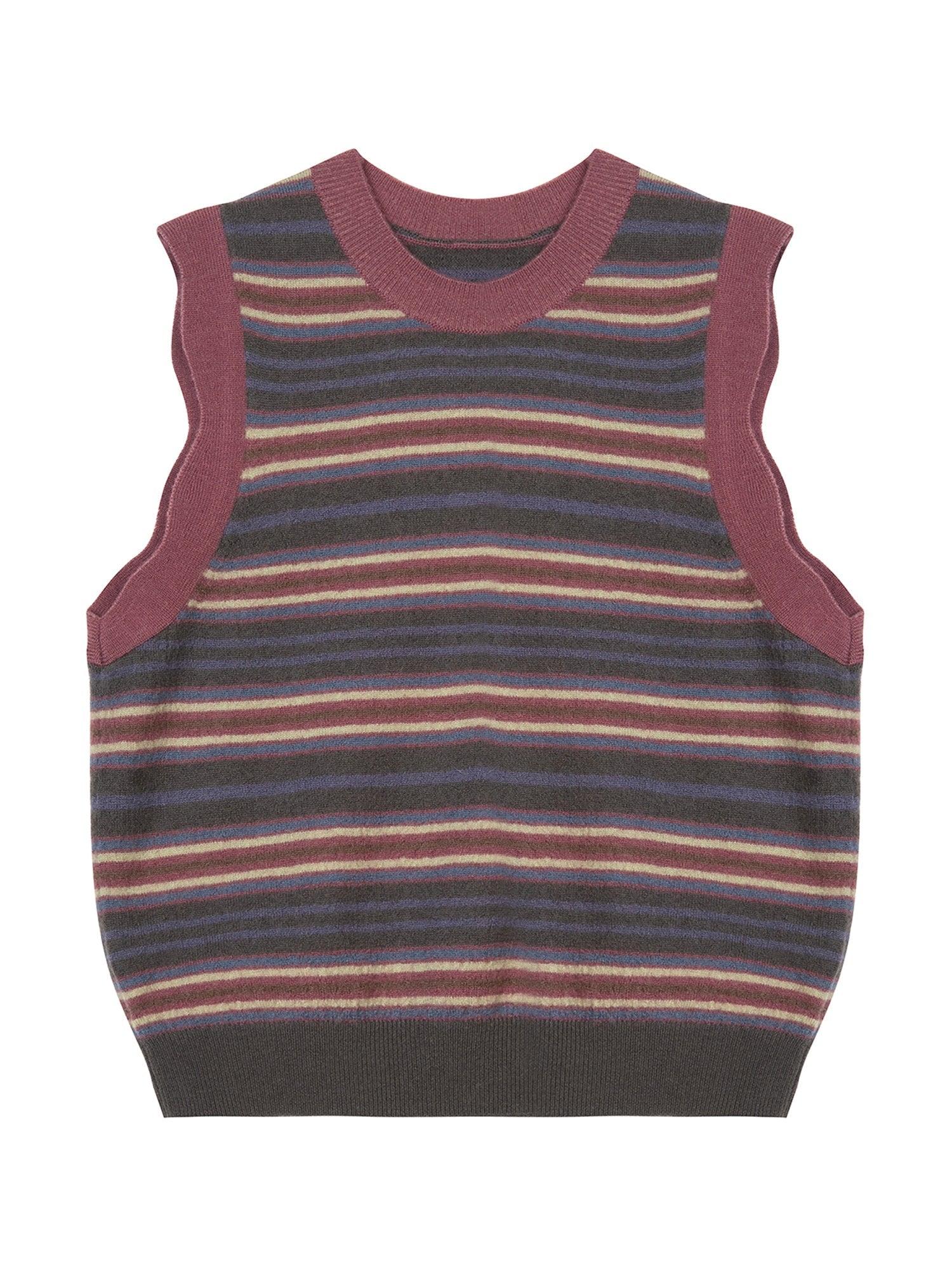 JNBY Striped Knitted Vest Product Image