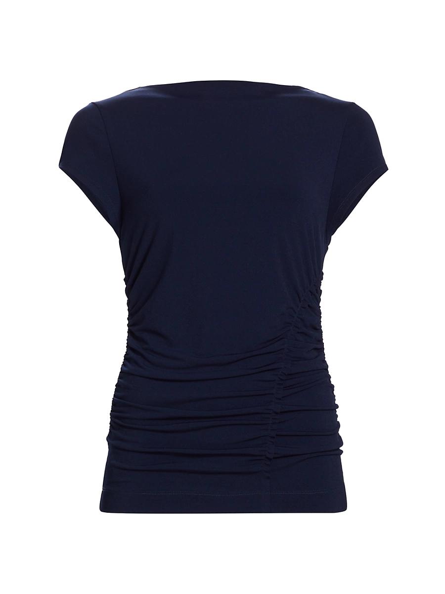 Womens Mima Short-Sleeve Ruched Top Product Image