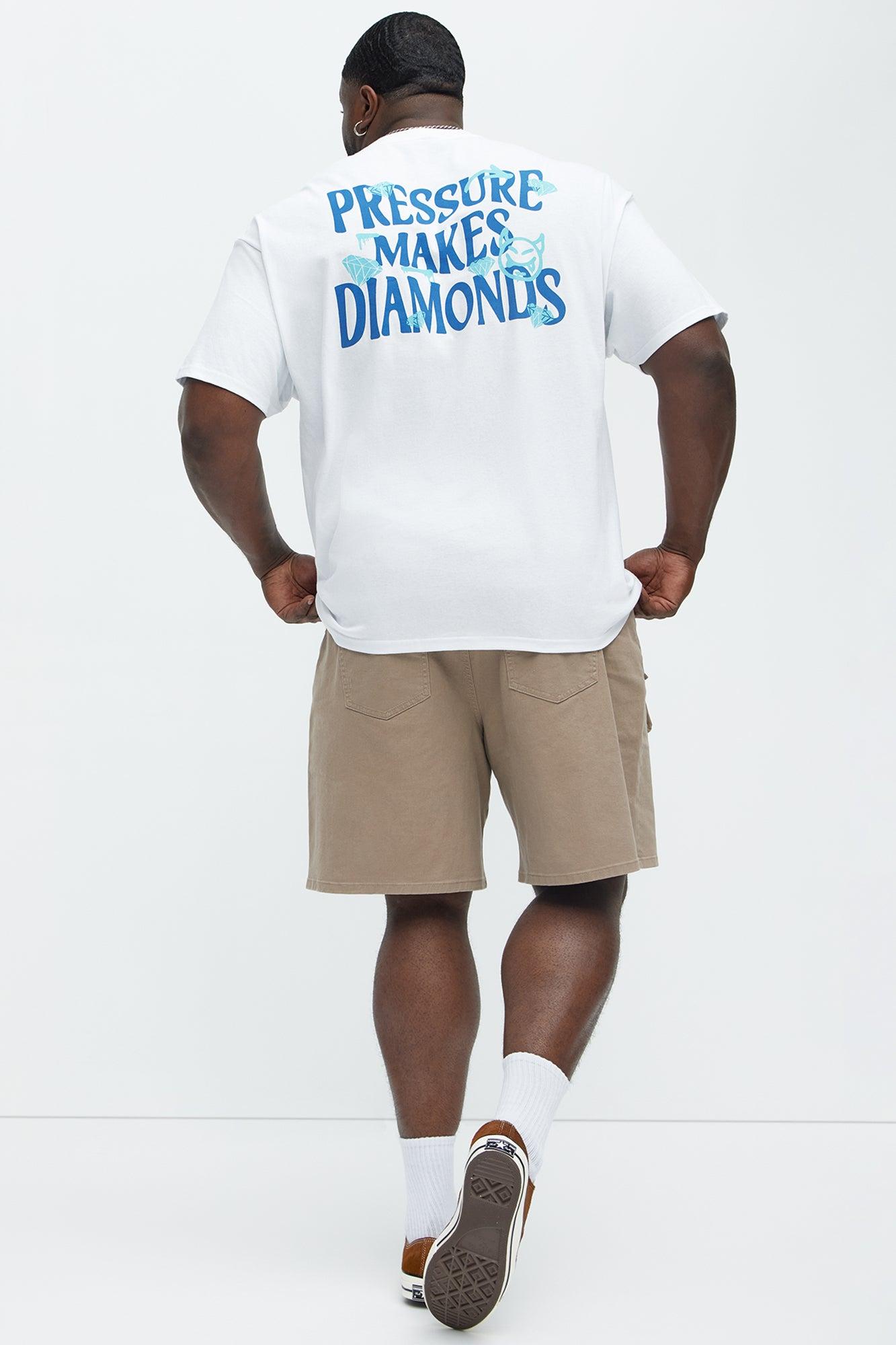 Make Diamonds Short Sleeve Tee - White Product Image
