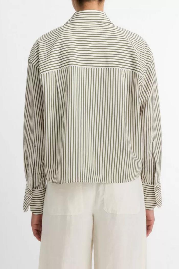 Till Stripe Button-Front Shirt Product Image