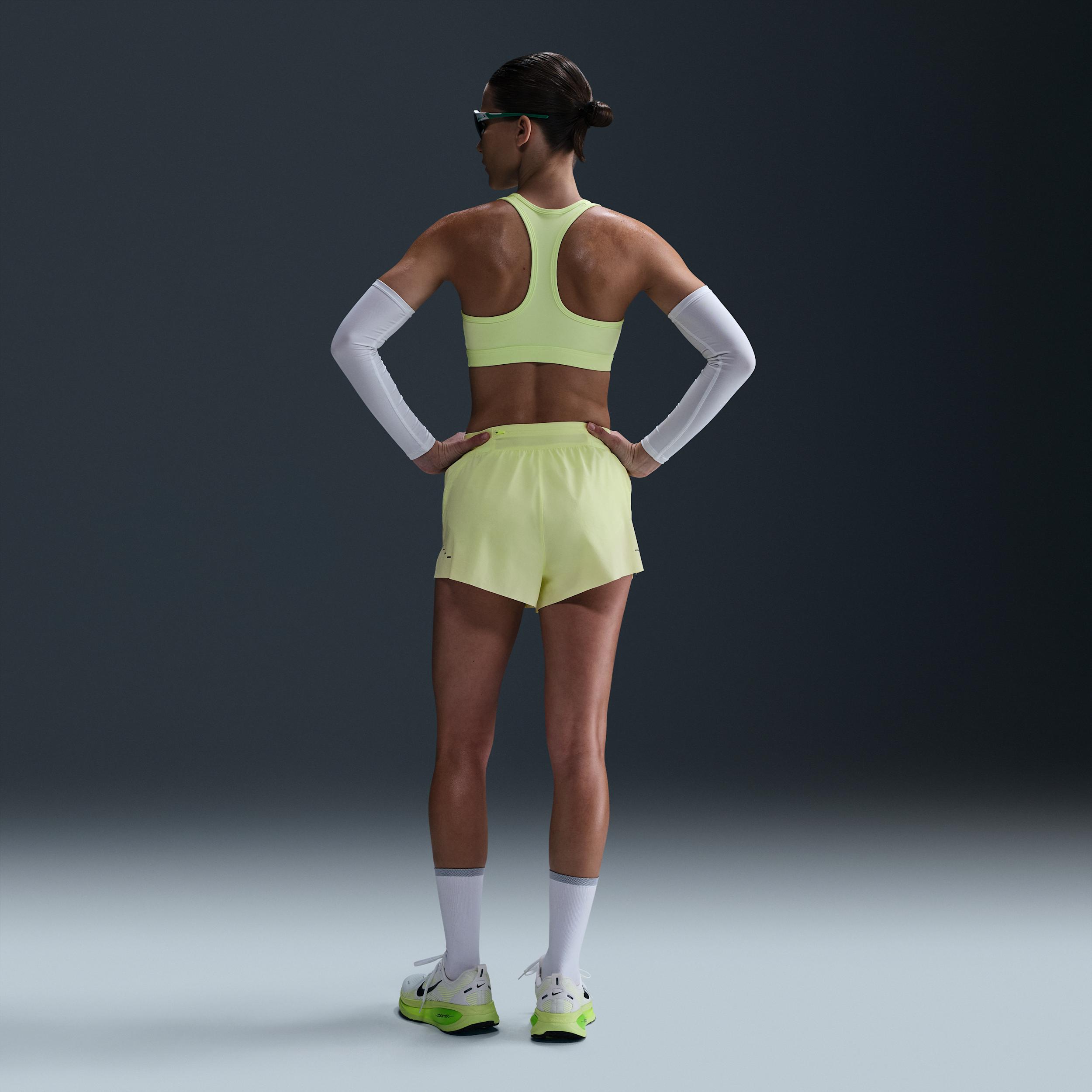 Nike Women's Swift Dri-FIT Mid-Rise 2.5" Brief-Lined Running Shorts Product Image