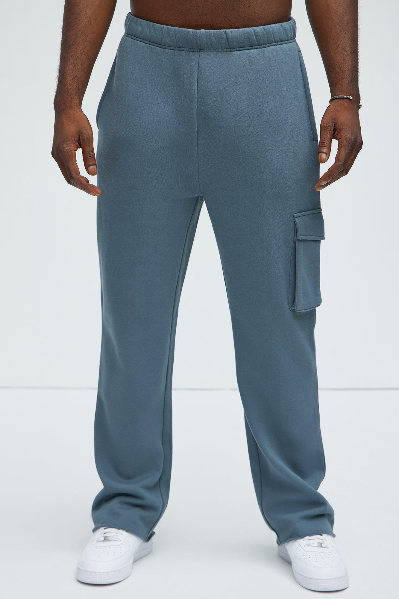 Classic Motors Cargo Sweatpants - Dusty Blue Product Image
