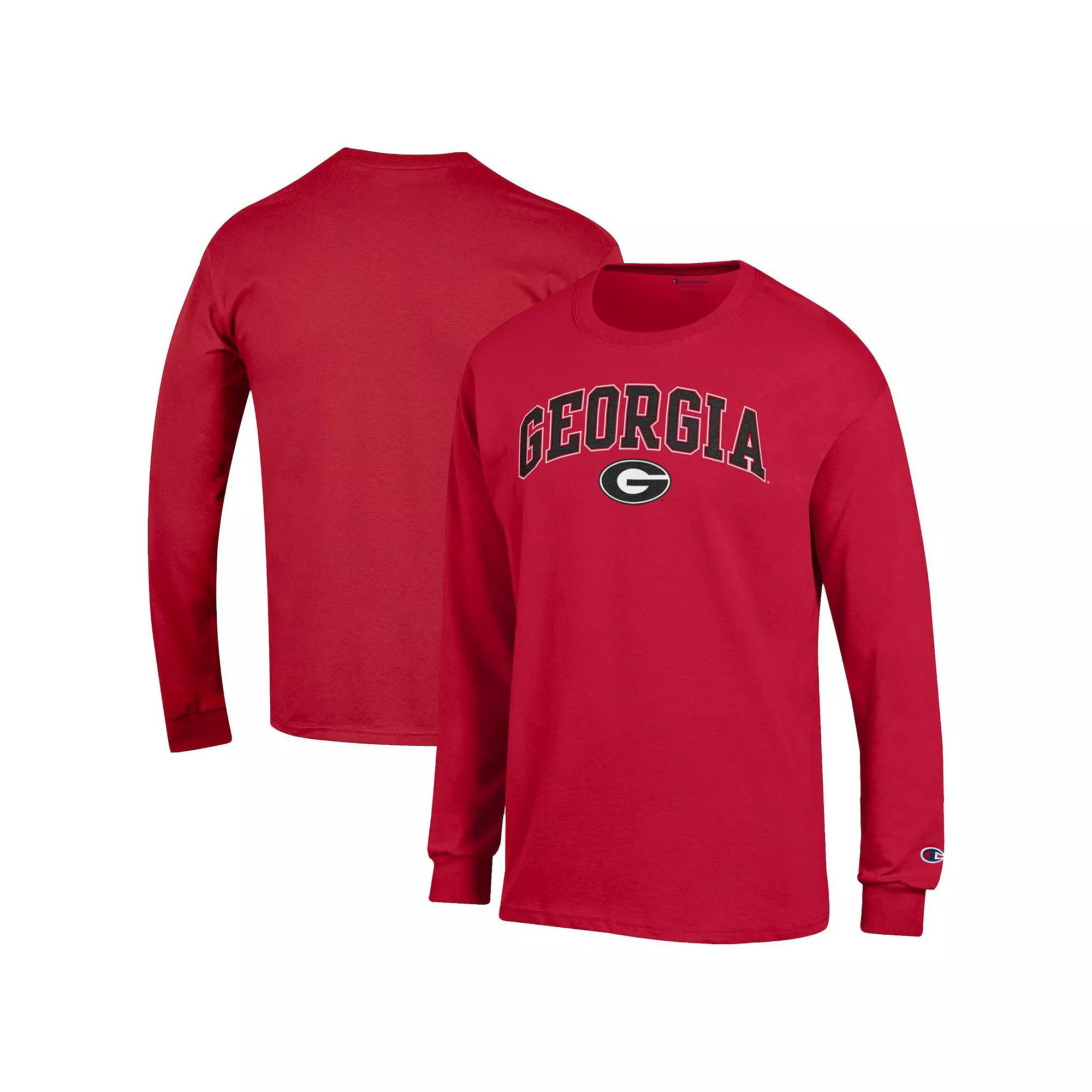 Men's Champion Black South Carolina Gamecocks Basic Arch Long Sleeve T-Shirt,  Product Image