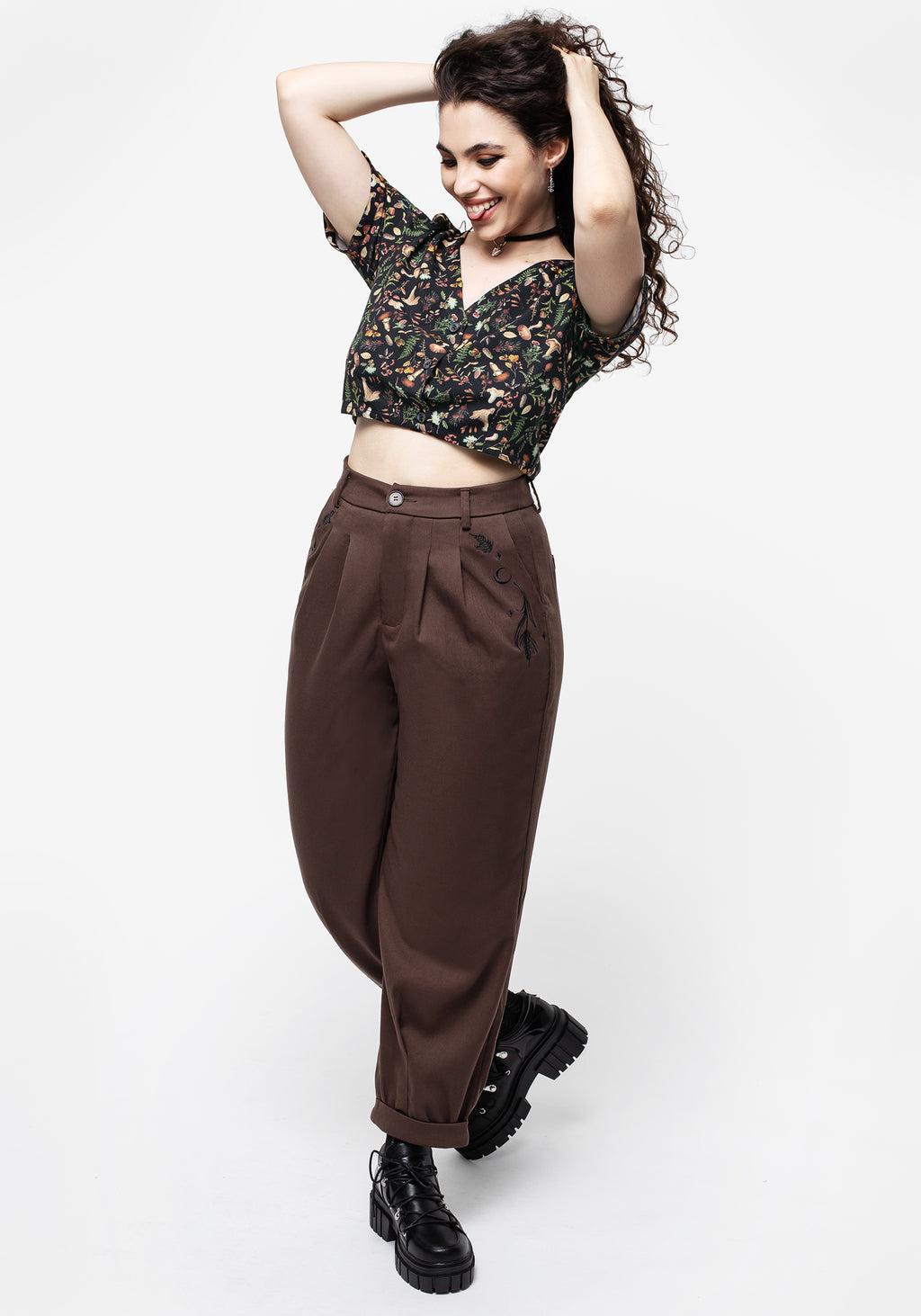 Dianne Embroidered Balloon Trousers Product Image