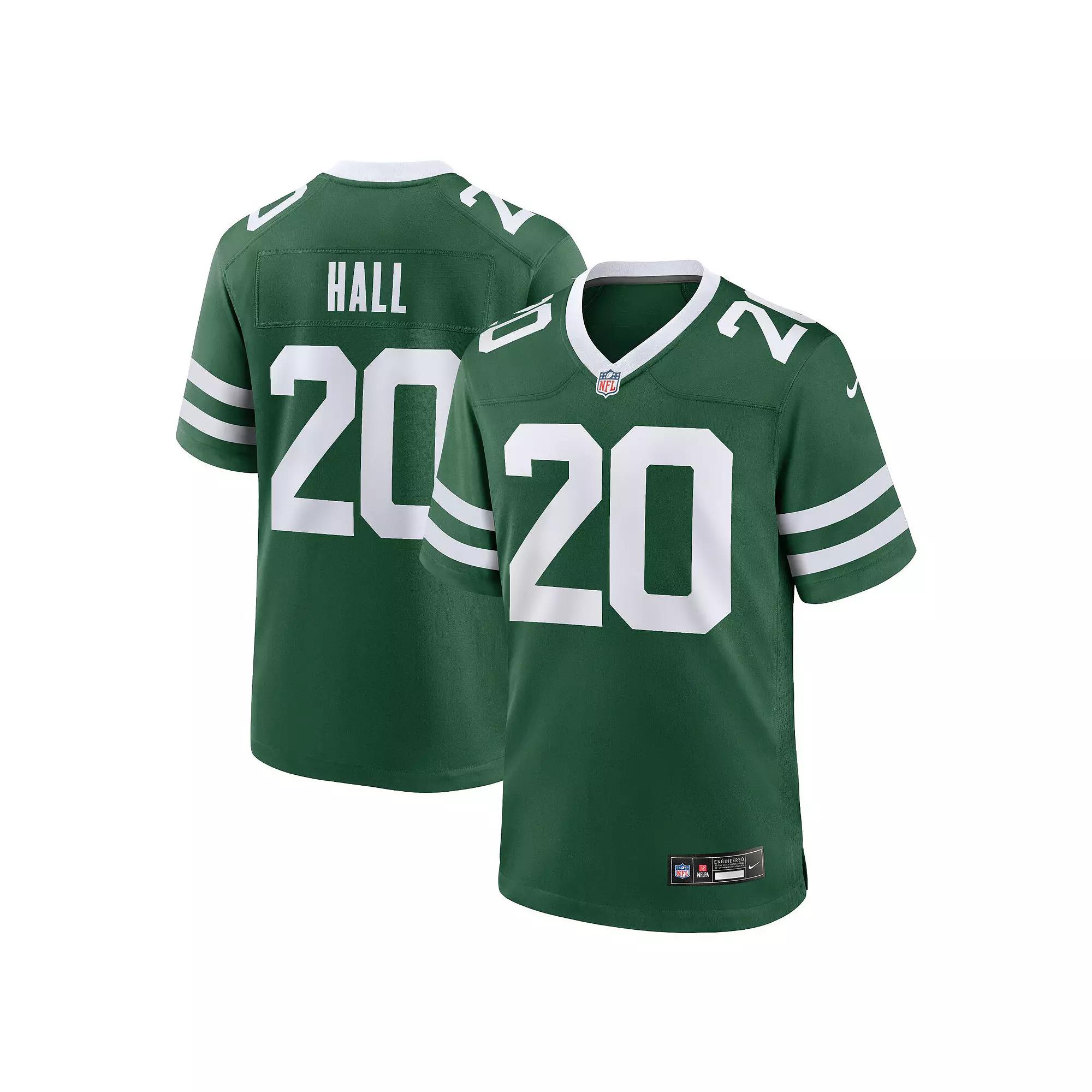 Breece Hall New York Jets Nike Mens NFL Game Football Jersey | 67NM03T672F-GT9 Product Image