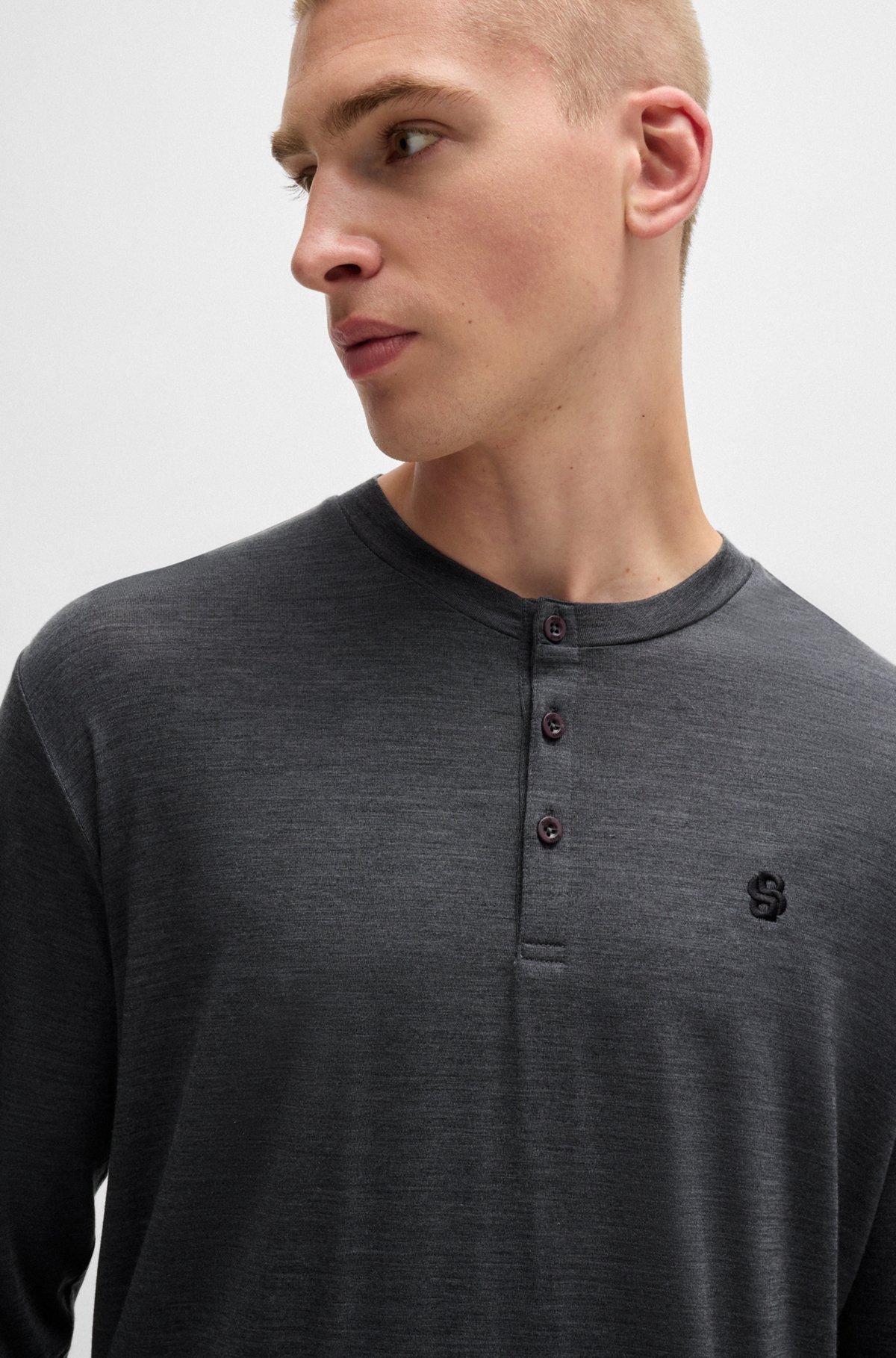 Regular-fit pajamas with embroidered Double B monograms Product Image