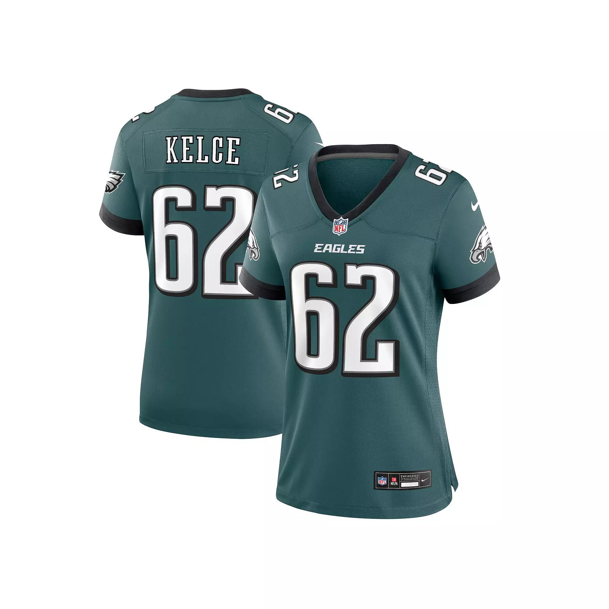 Women's Nike Jason Kelce Midnight Green Philadelphia Eagles Team Game Jersey, Size: Medium Product Image