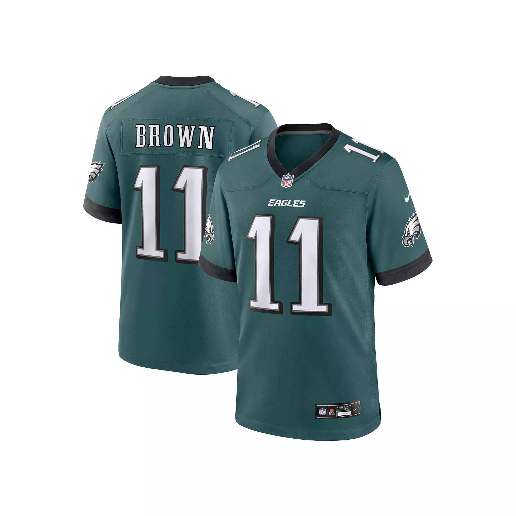 A.J. Brown Philadelphia Eagles Nike Mens NFL Game Jersey | 67NM0ABR86F-XZ0 Product Image