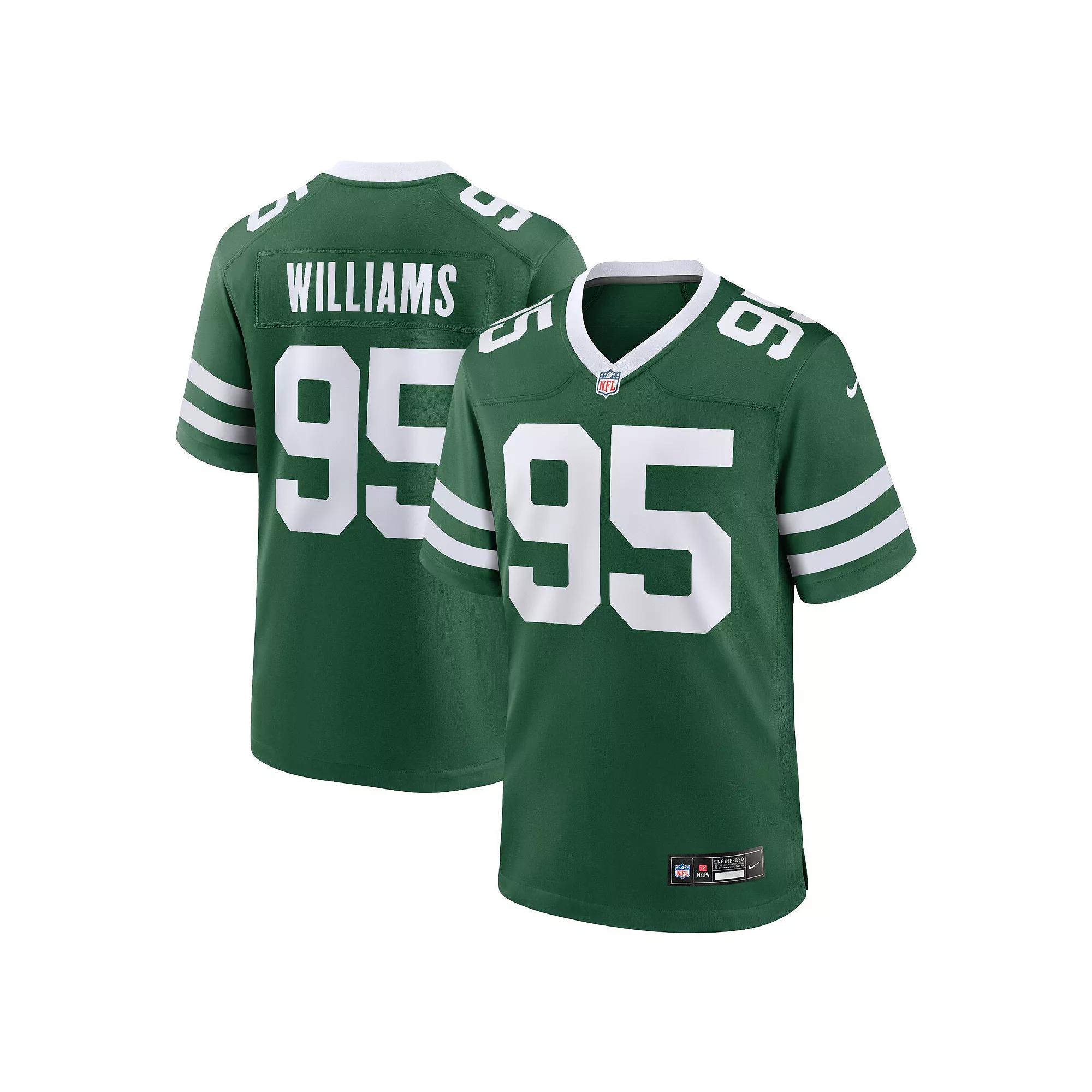 Men's Nike Quinnen Williams Legacy Green New York Jets Game Jersey,  Product Image