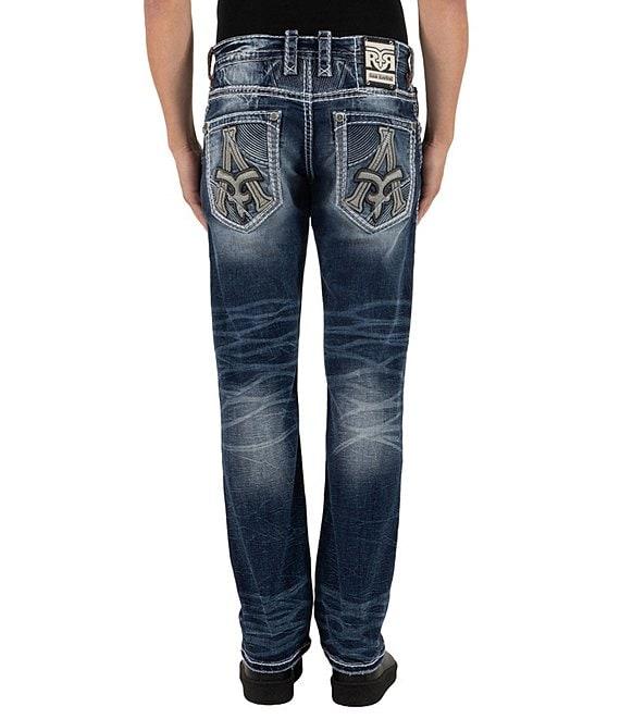 Rock Revival Edmund Straight-Leg #double;A#double; American Pride Jeans Product Image