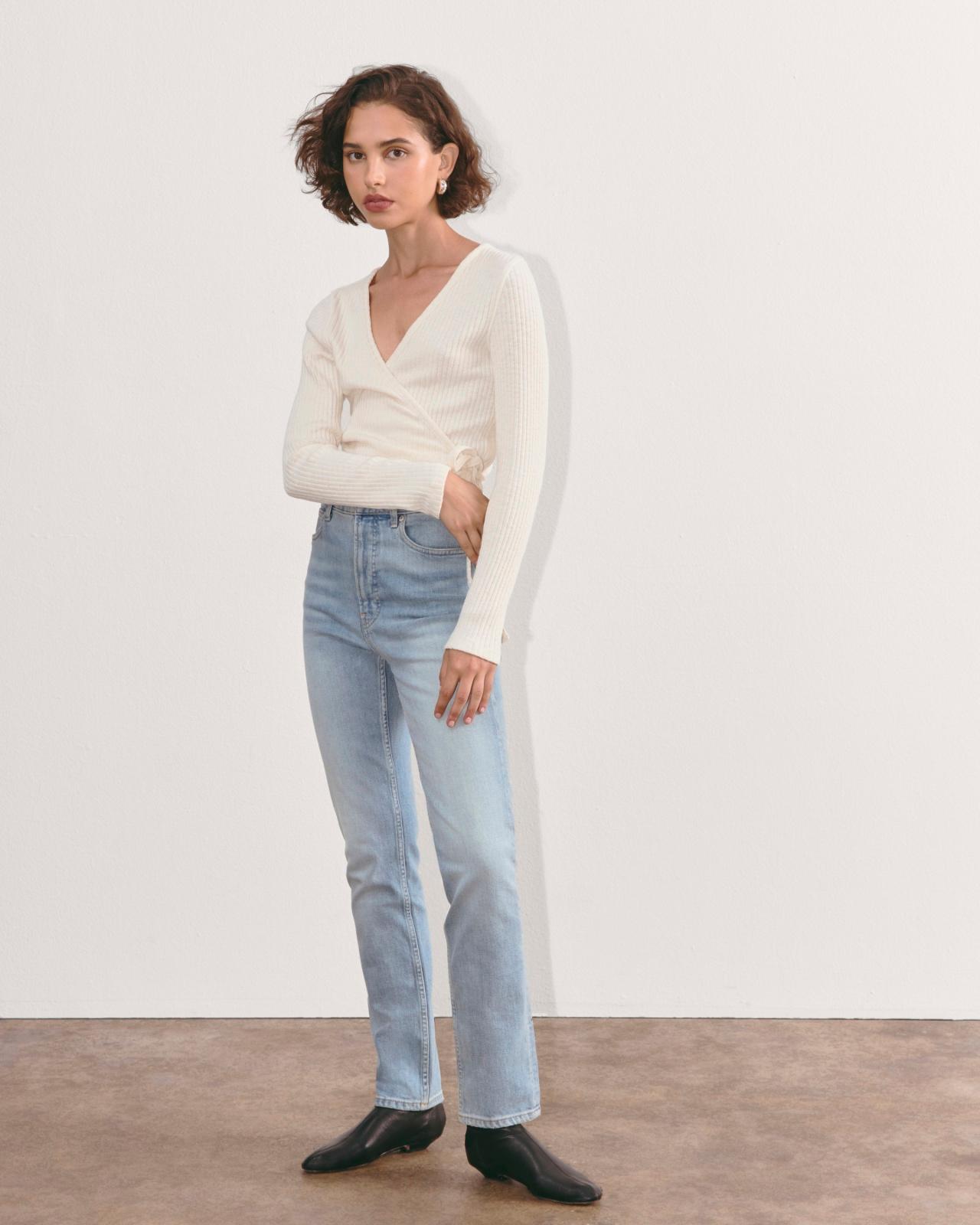 The Cozy Rib Wrap Top Product Image