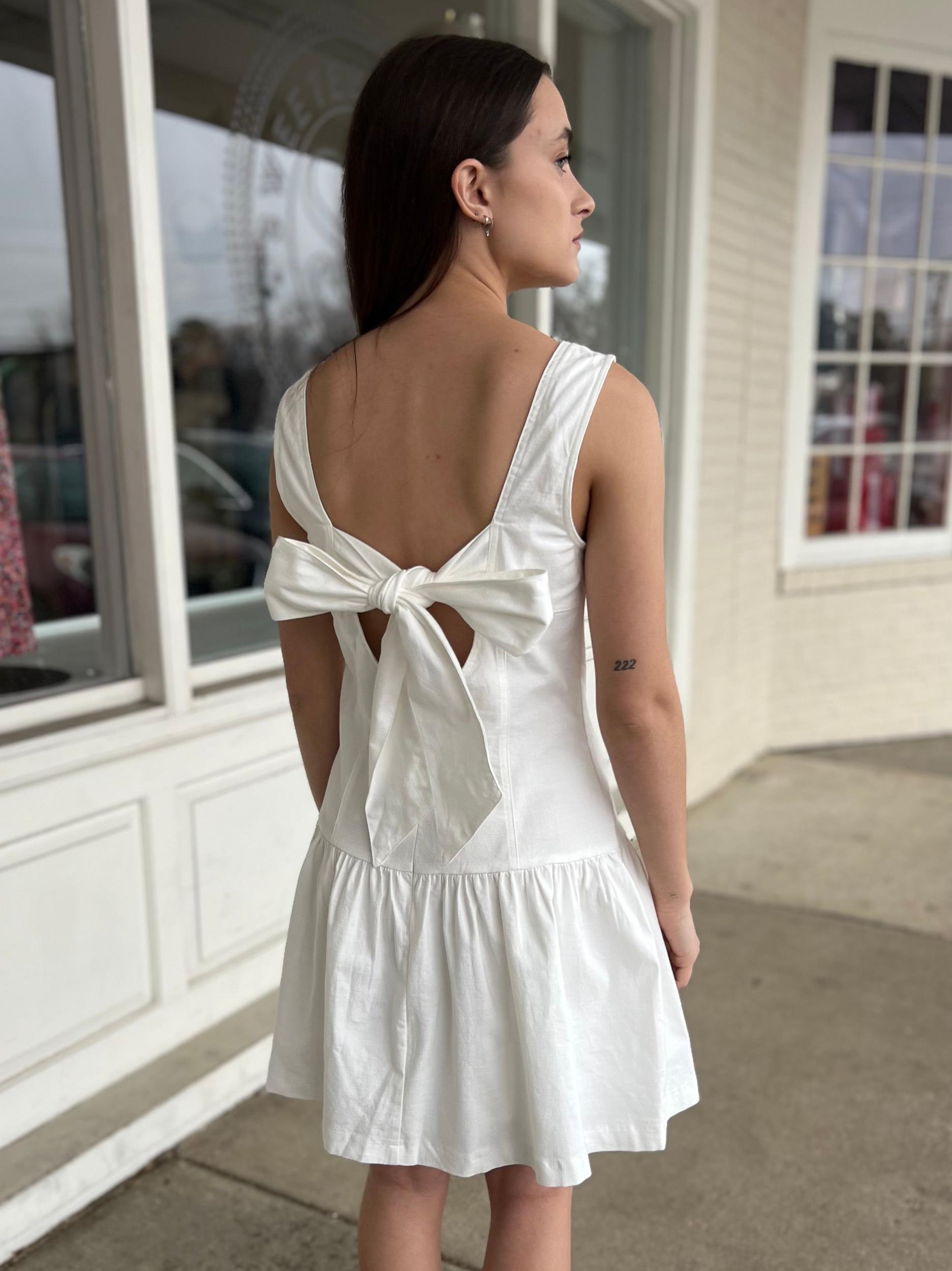 Isabelle Sleeveless Drop Waist Mini Dress Product Image