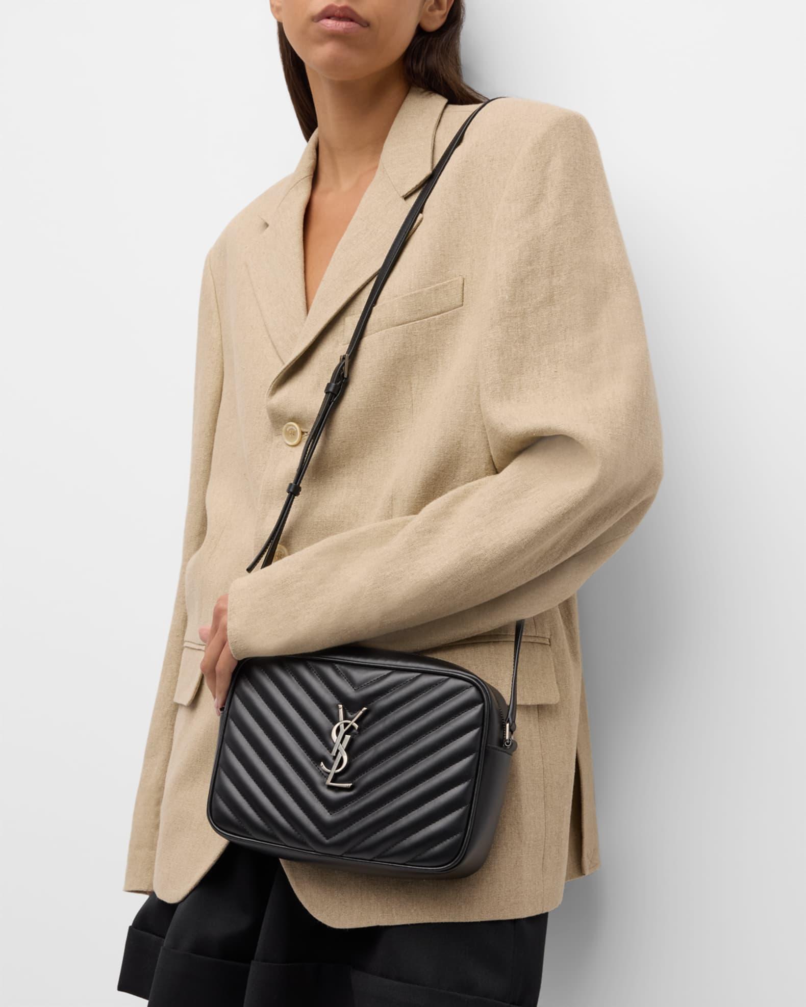 Lou Medium Camera Crossbody Bag in Quilted Leather  Product Image