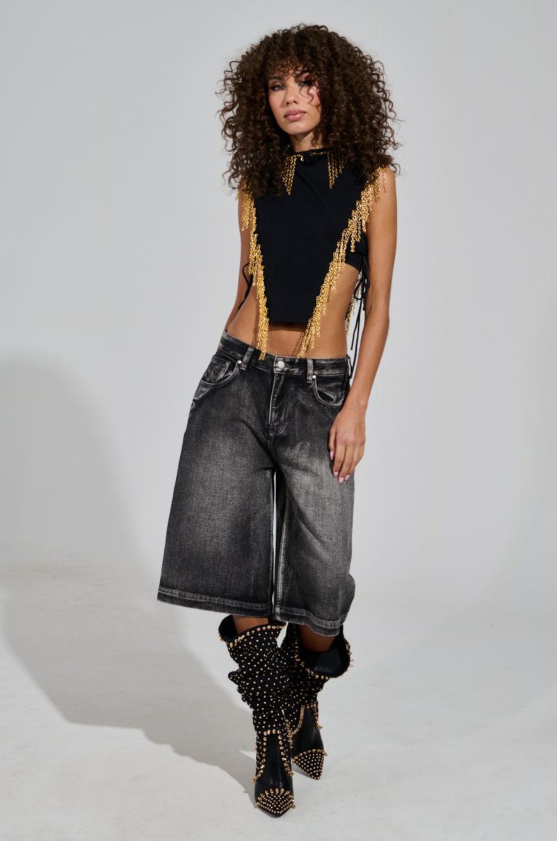 HOW DEEP IS YOUR LOVE HOODED TOP Product Image