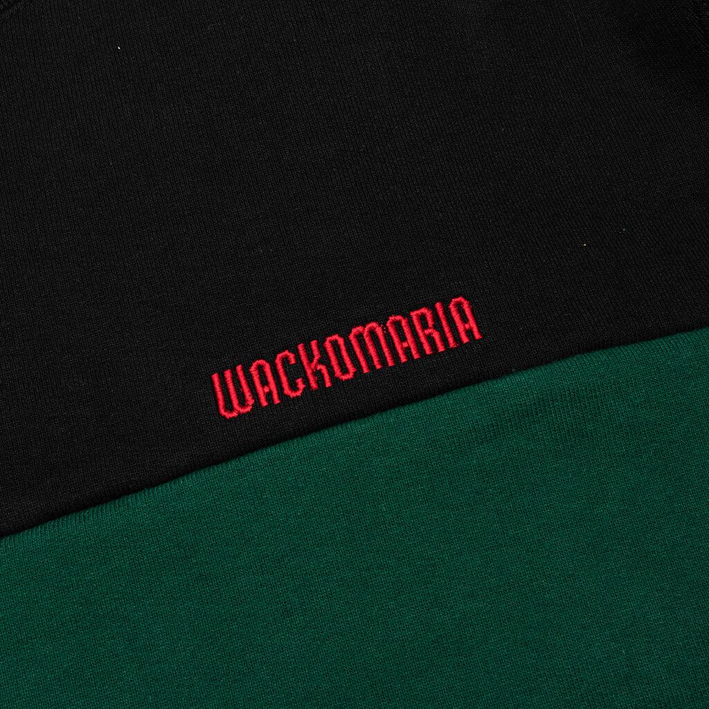 Heavy Weight Crewneck Sweatshirt Type-4 - Black Male Product Image