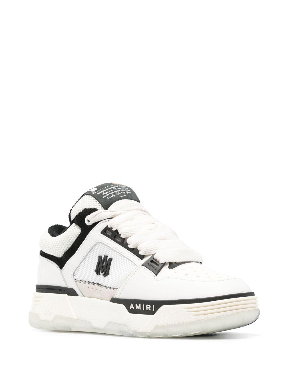 MA-1 panelled leather sneakers Product Image