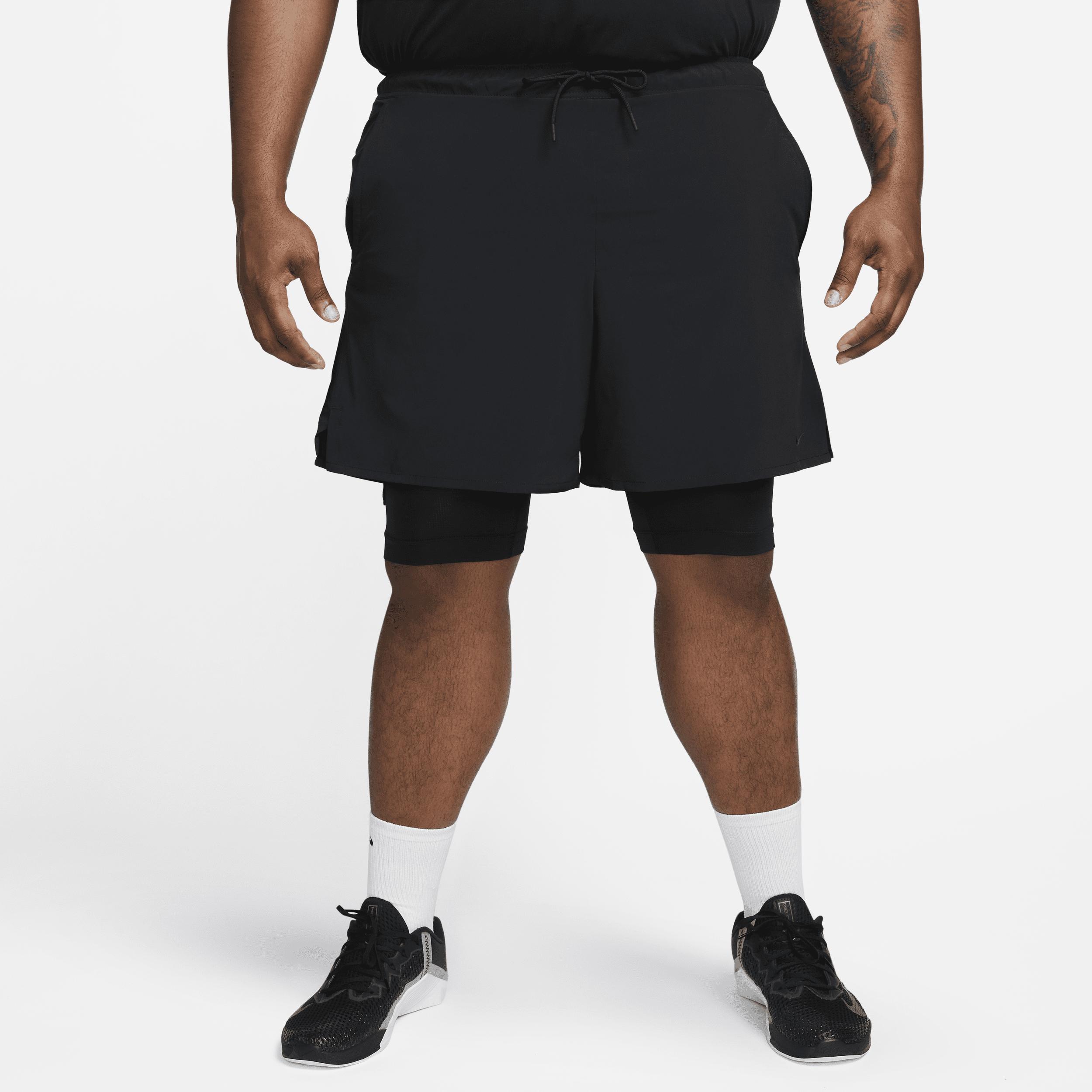 Nike Mens Unlimited Dri-FIT 7 2-in-1 Versatile Shorts | DV9334-010 Product Image