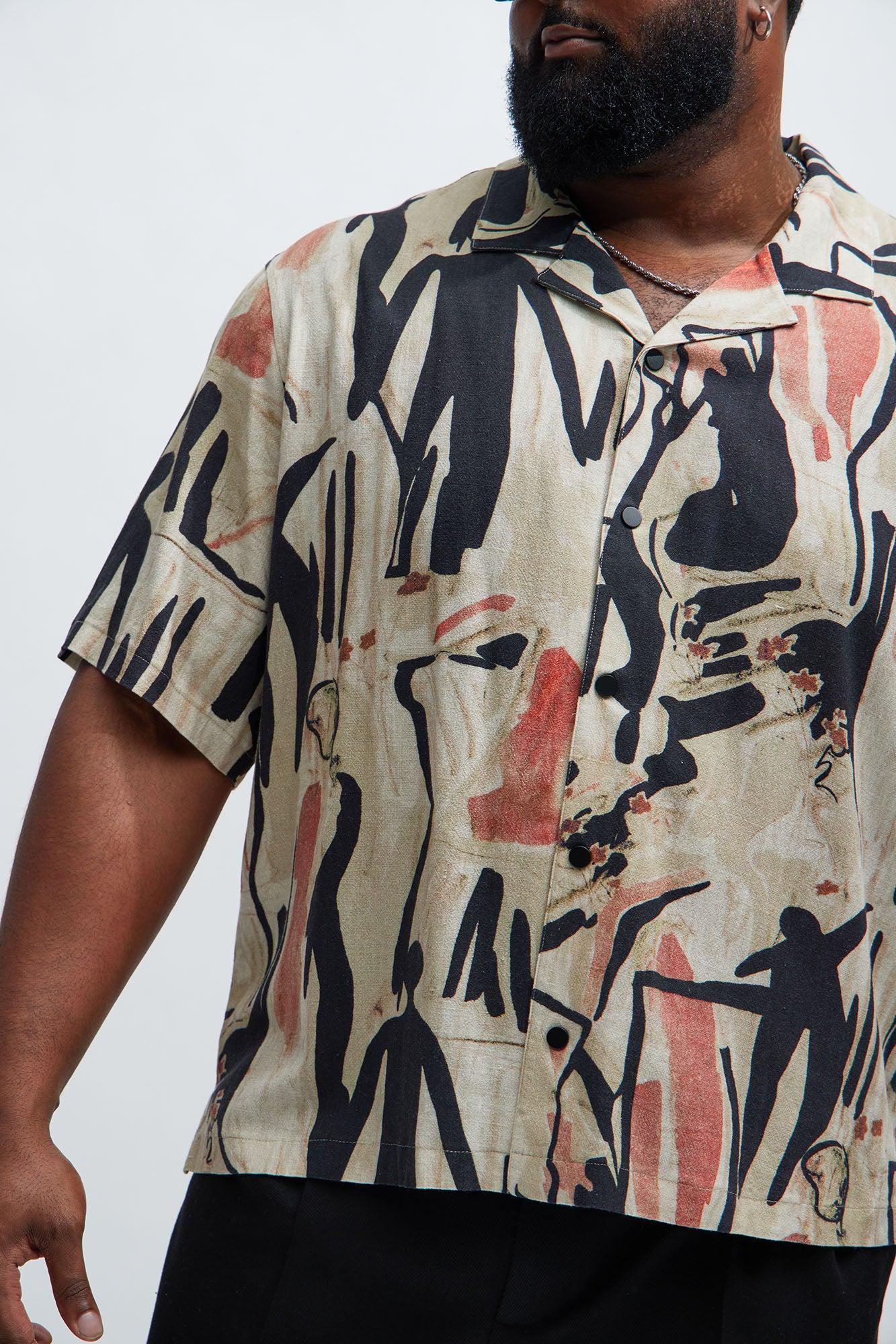 Lascaux Shirt - Tan/Multi Product Image