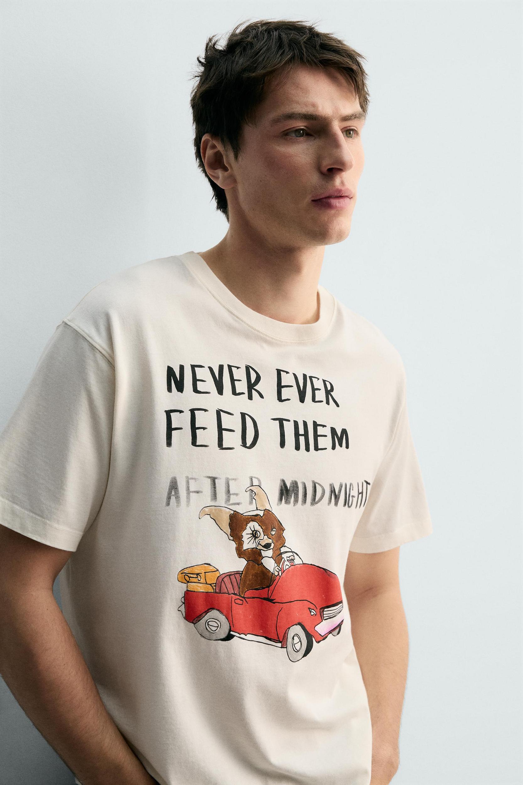 GREMLINS™ & © X DYLAN´S T-SHIRT CLUB X ZARA ILLUSTRATION T-SHIRT Product Image