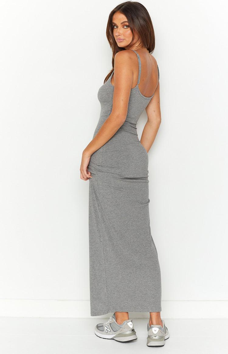 Melrose Grey Maxi Dress Product Image