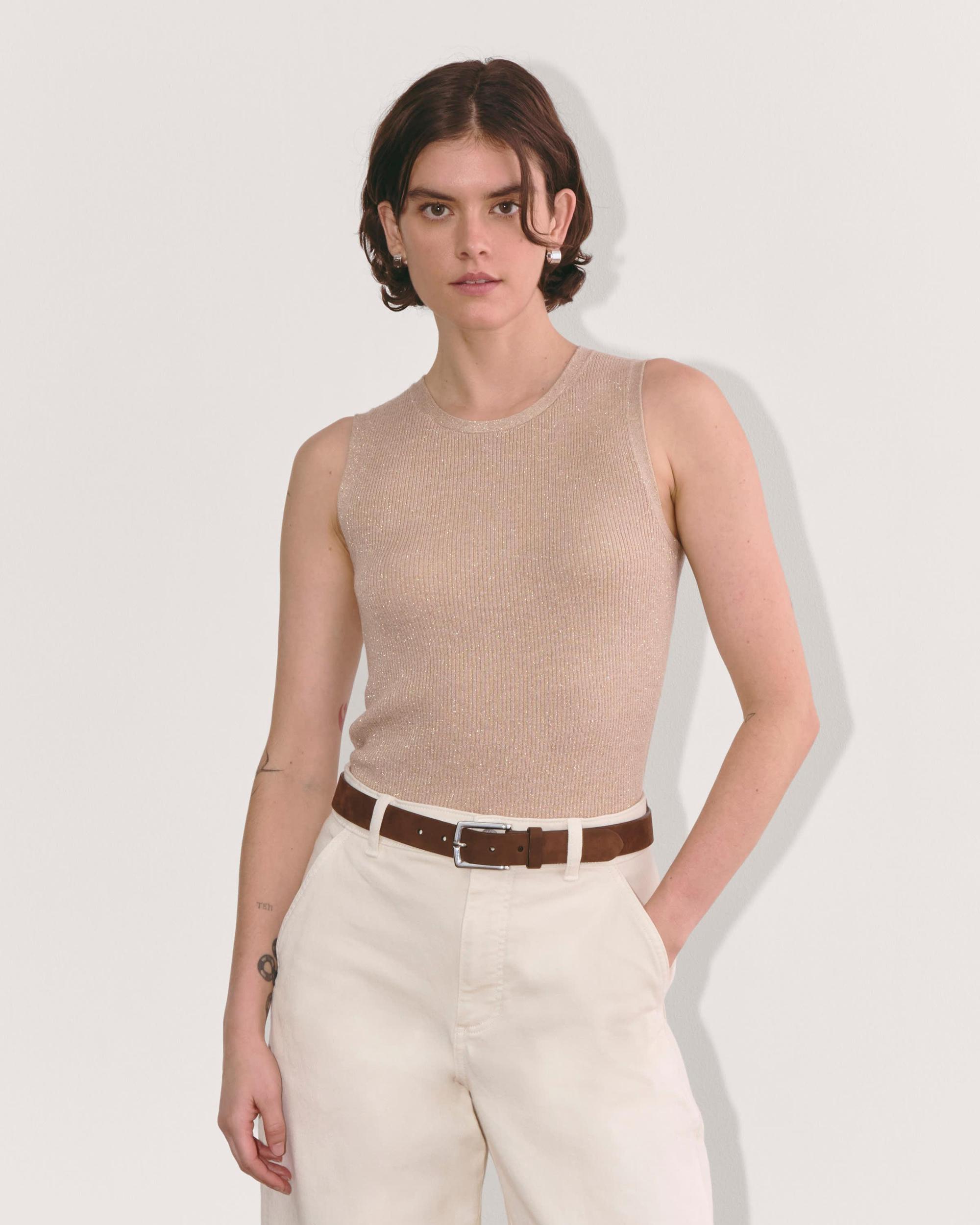Womens Tank in Lurex Merino by Everlane Product Image