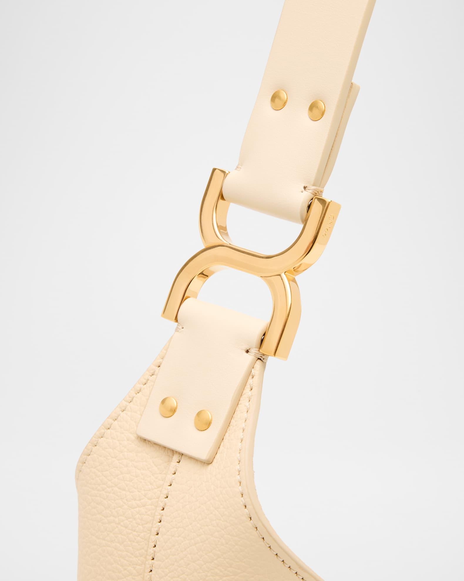 Marcie Small Hobo Bag in Grained Calfskin Product Image