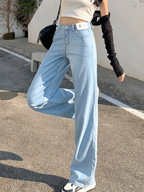 EMMIOL High Waisted 26°C/78°F Air Jeans Product Image