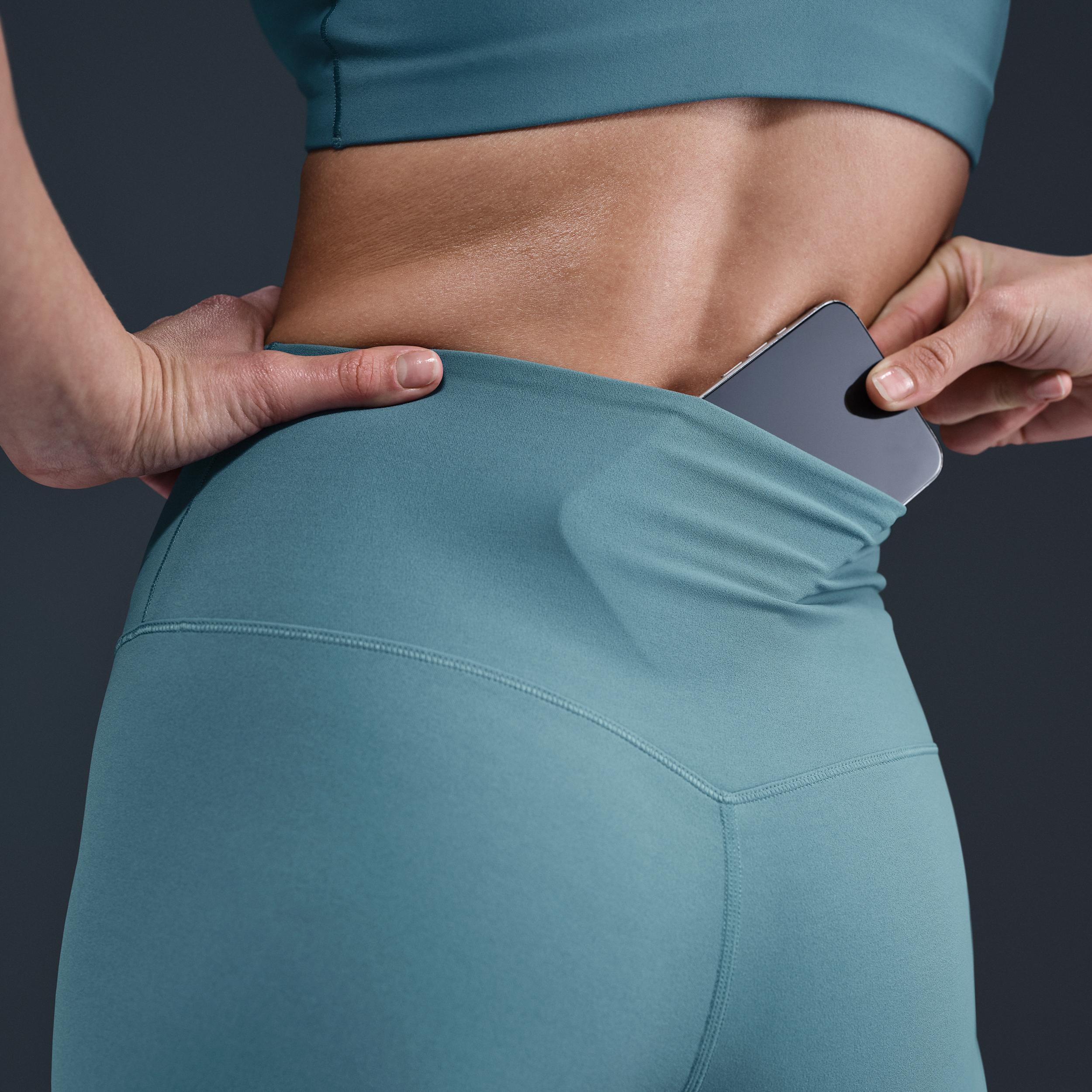 Nike Womens Zenvy High-Waisted 5 Biker Shorts | FN3156-006 Product Image