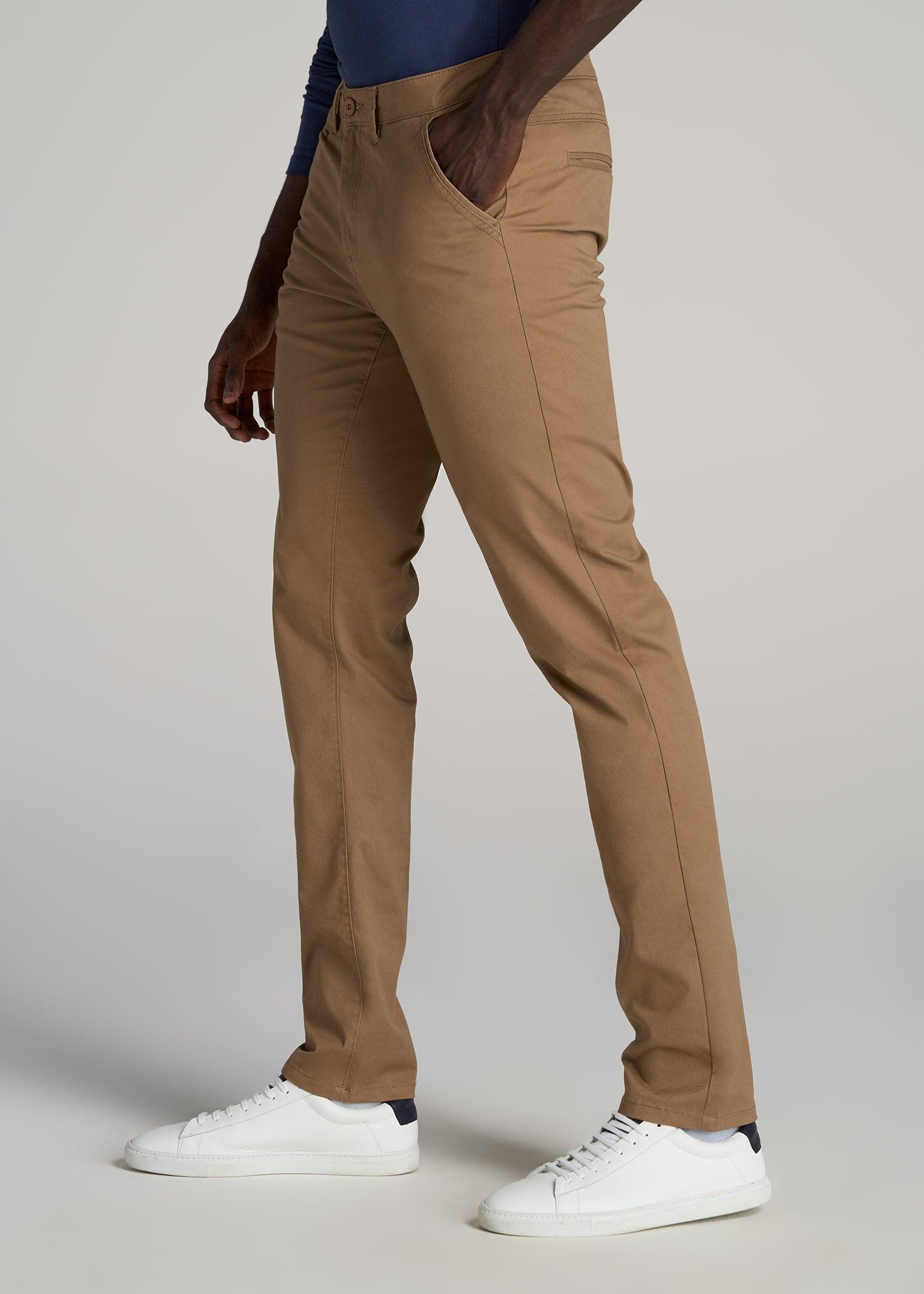 Carman TAPERED Chinos for Tall Men in Black Male Product Image