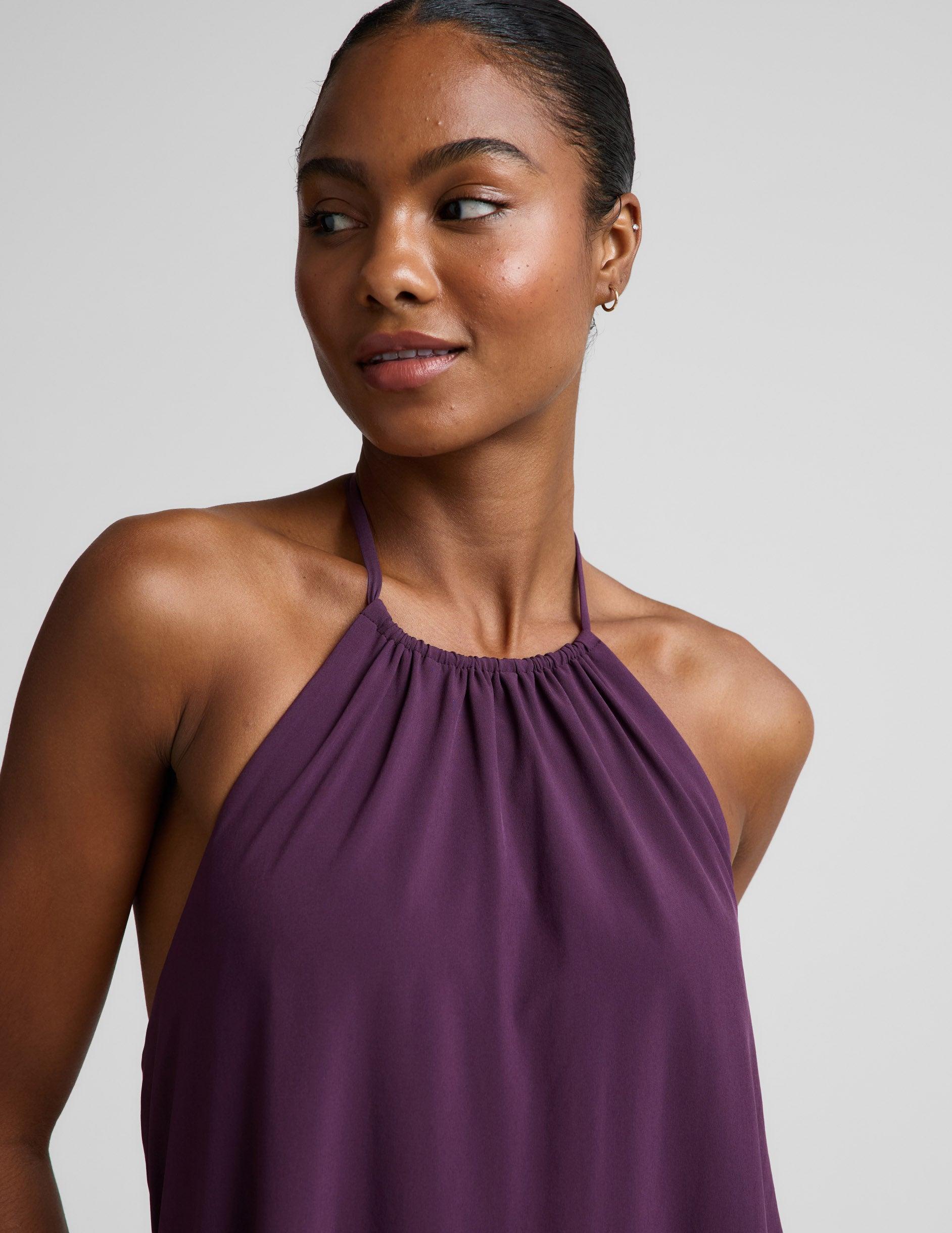 Go With The Flow Halter Dress Product Image