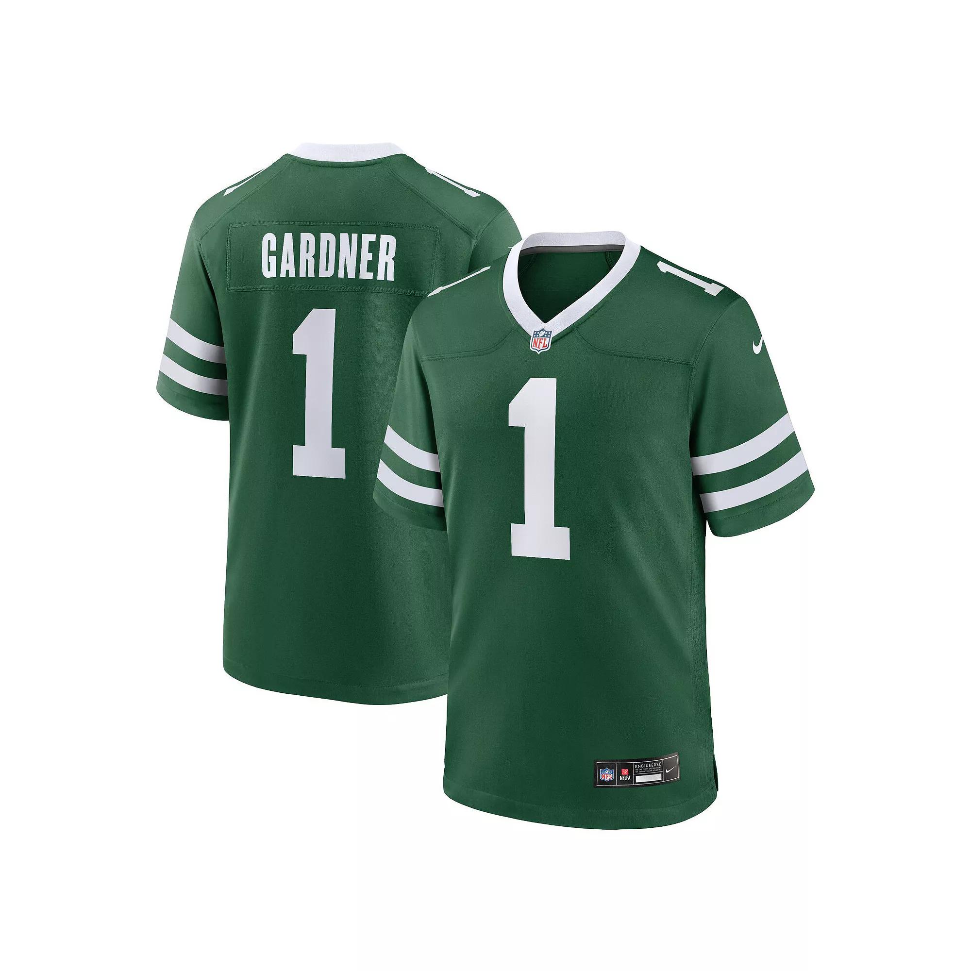 Men's Nike Ahmad Sauce Gardner Legacy Green New York Jets Game Jersey,  Product Image